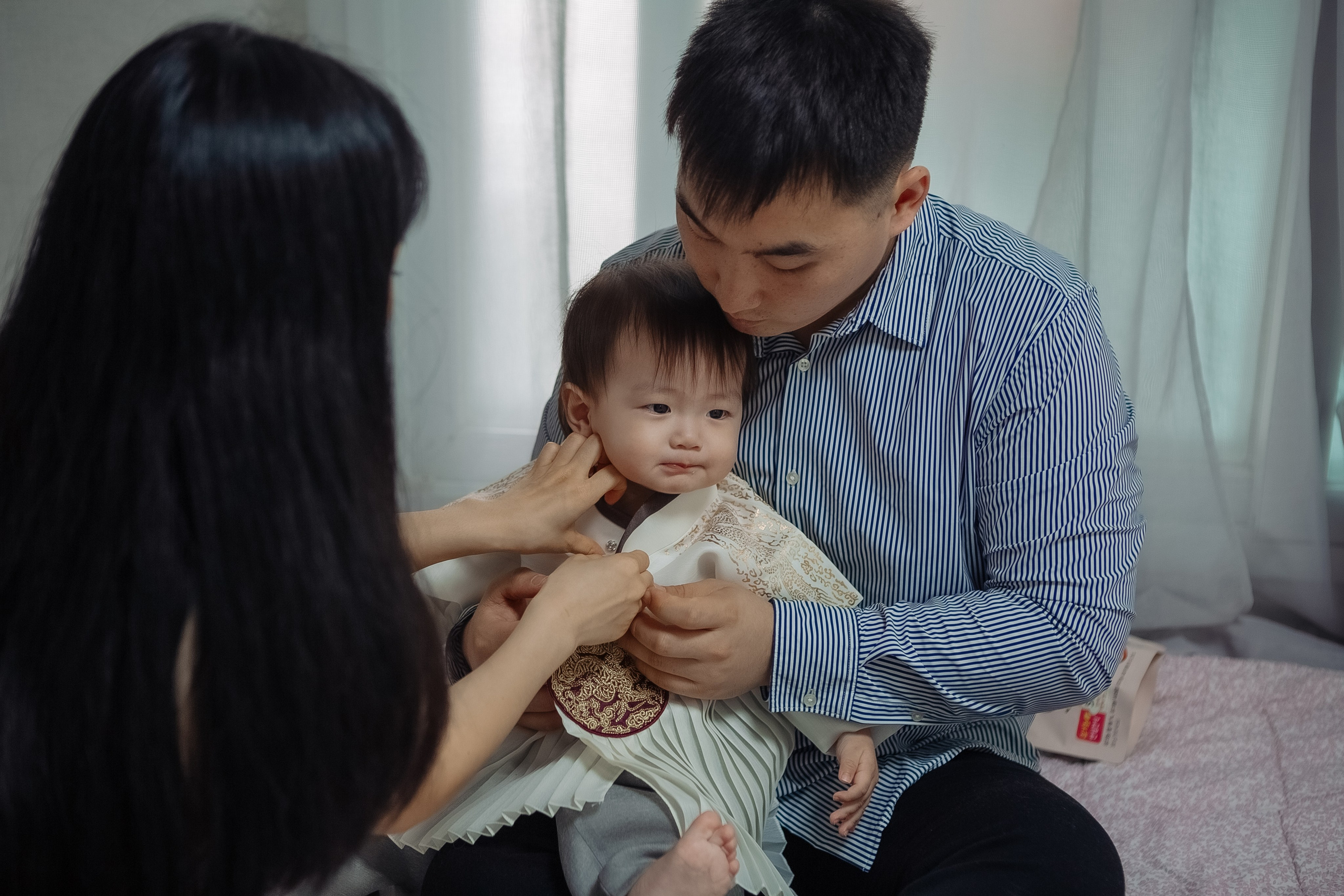 Тео дома и в ресторане. Фотограф беременности, ньюборн и годовасиков в Корее Жанна Хан