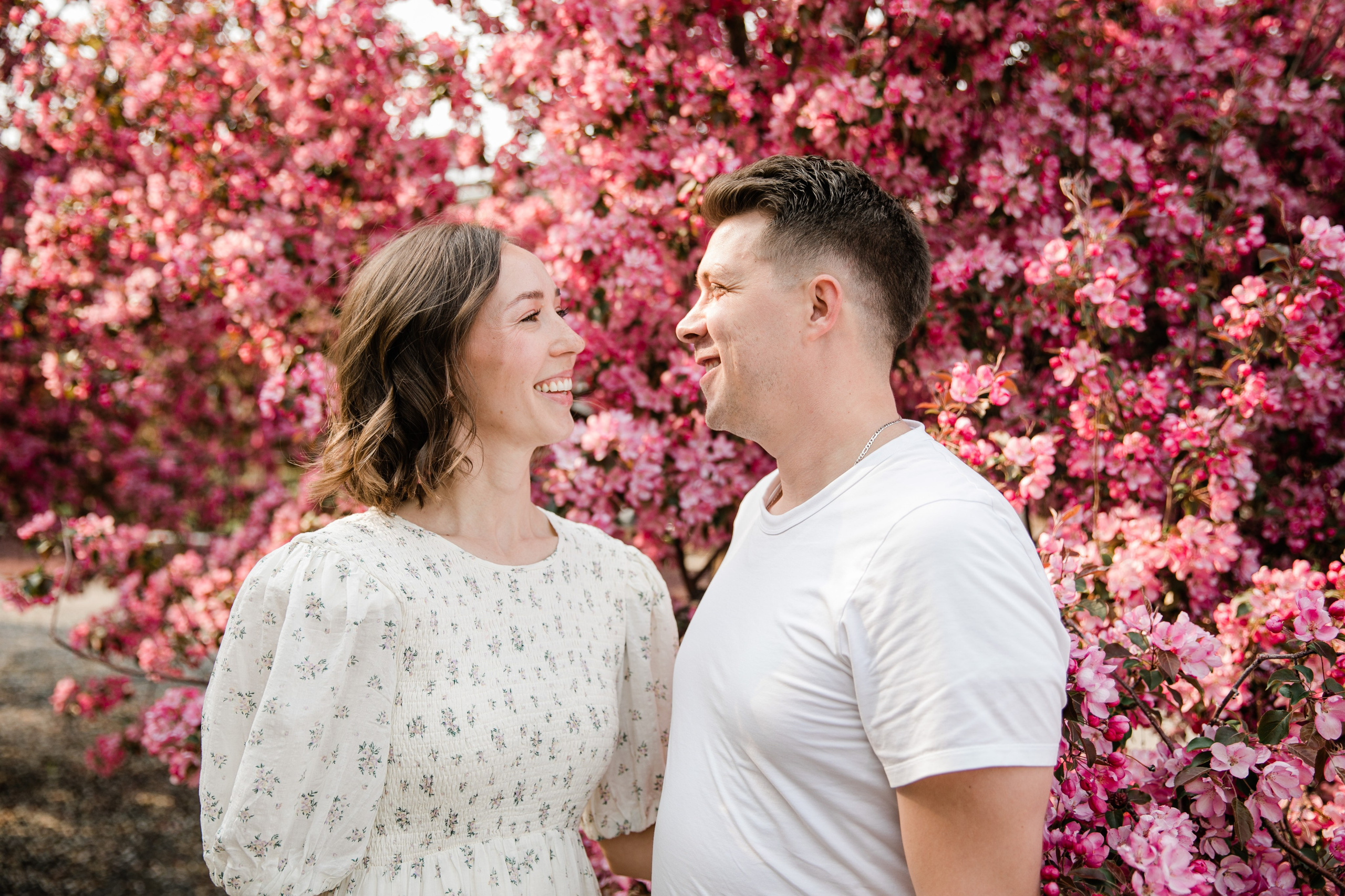Pitchers Family Photos — Cherry Blossom. Fotografía accesible en Calgary