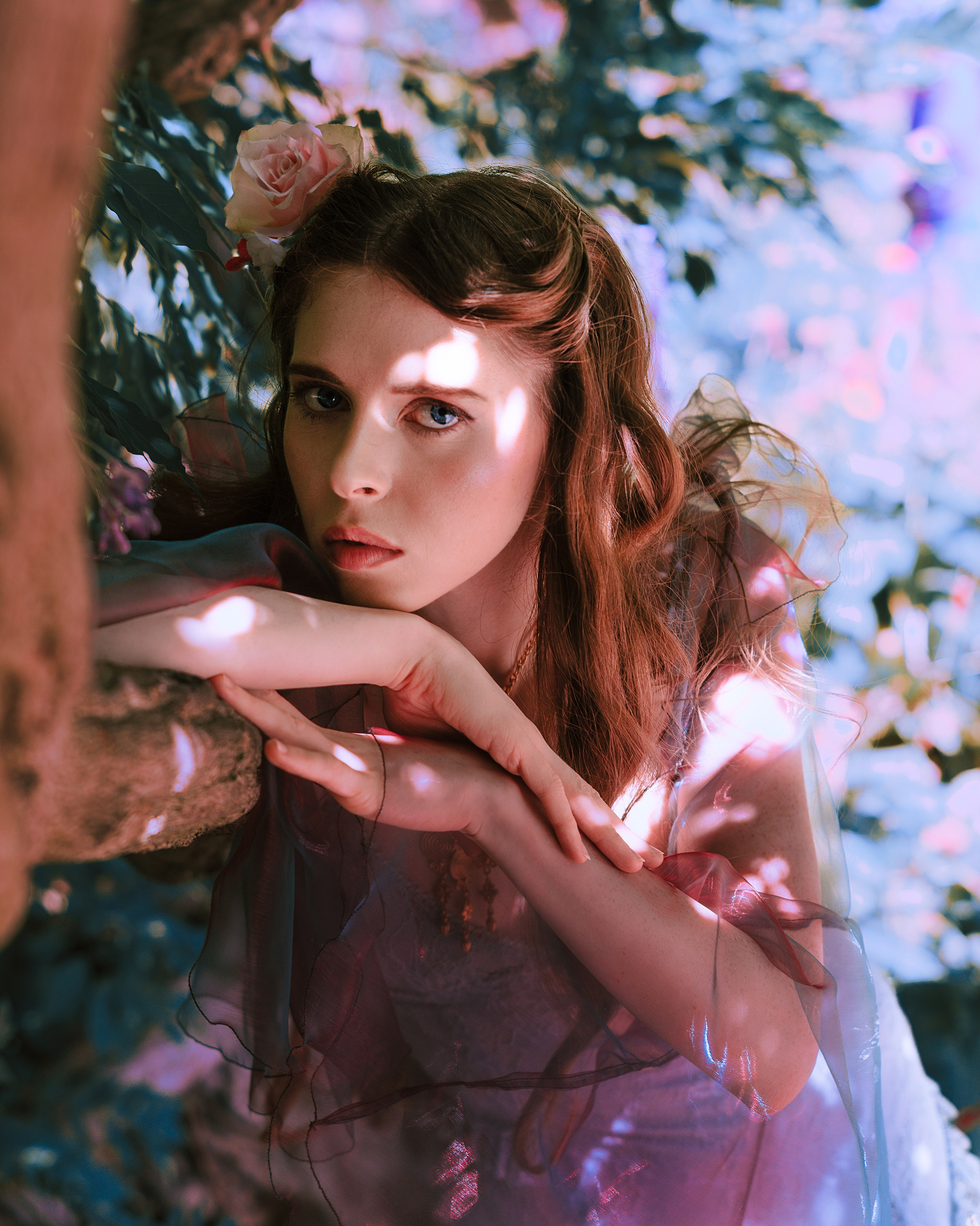 Fairy Photoshoot in a Lotus Pond. Moth & Moss Photography