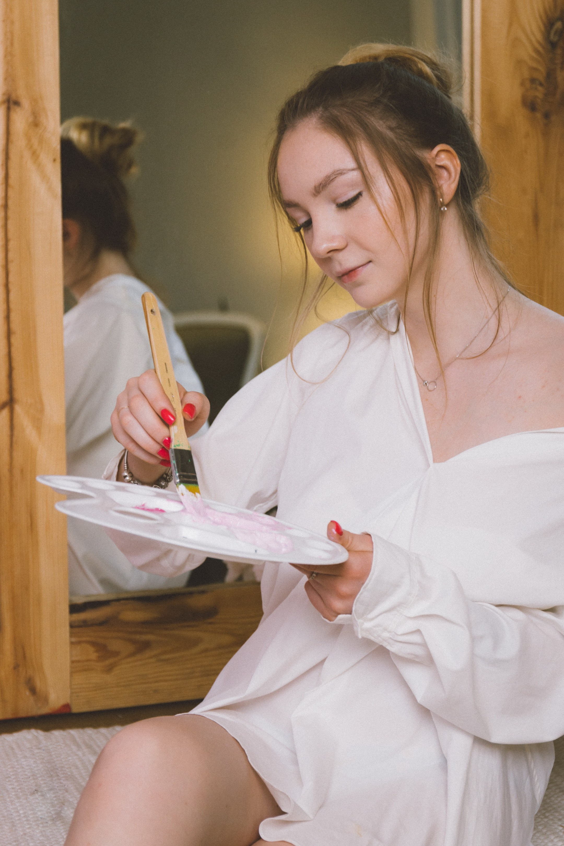 Алеся-фотосессия для художника. Фотограф Анна Кучерявая | Свадьбы и мероприятия в Дубае