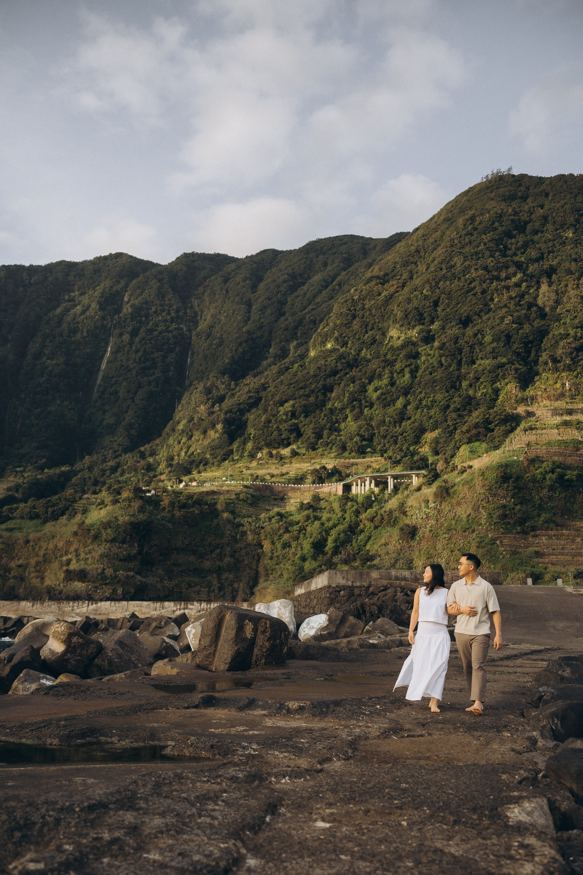 Love Story Photoshoot at Seixal Beach, Madeira | Romantic Couple Session