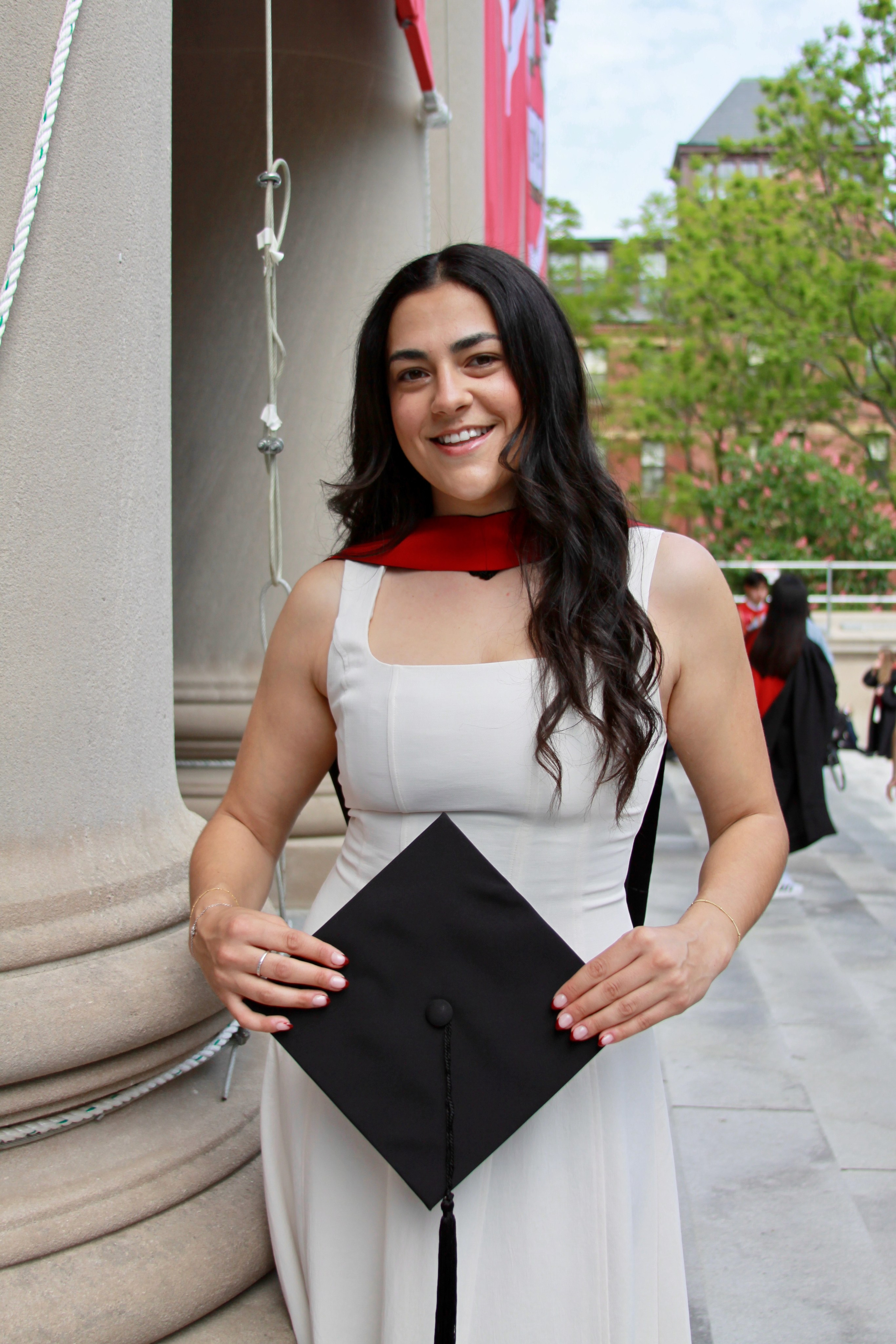 Masters graduation with Talia (group shoot). Kelly Sang, graduation and portrait photographer in Boston