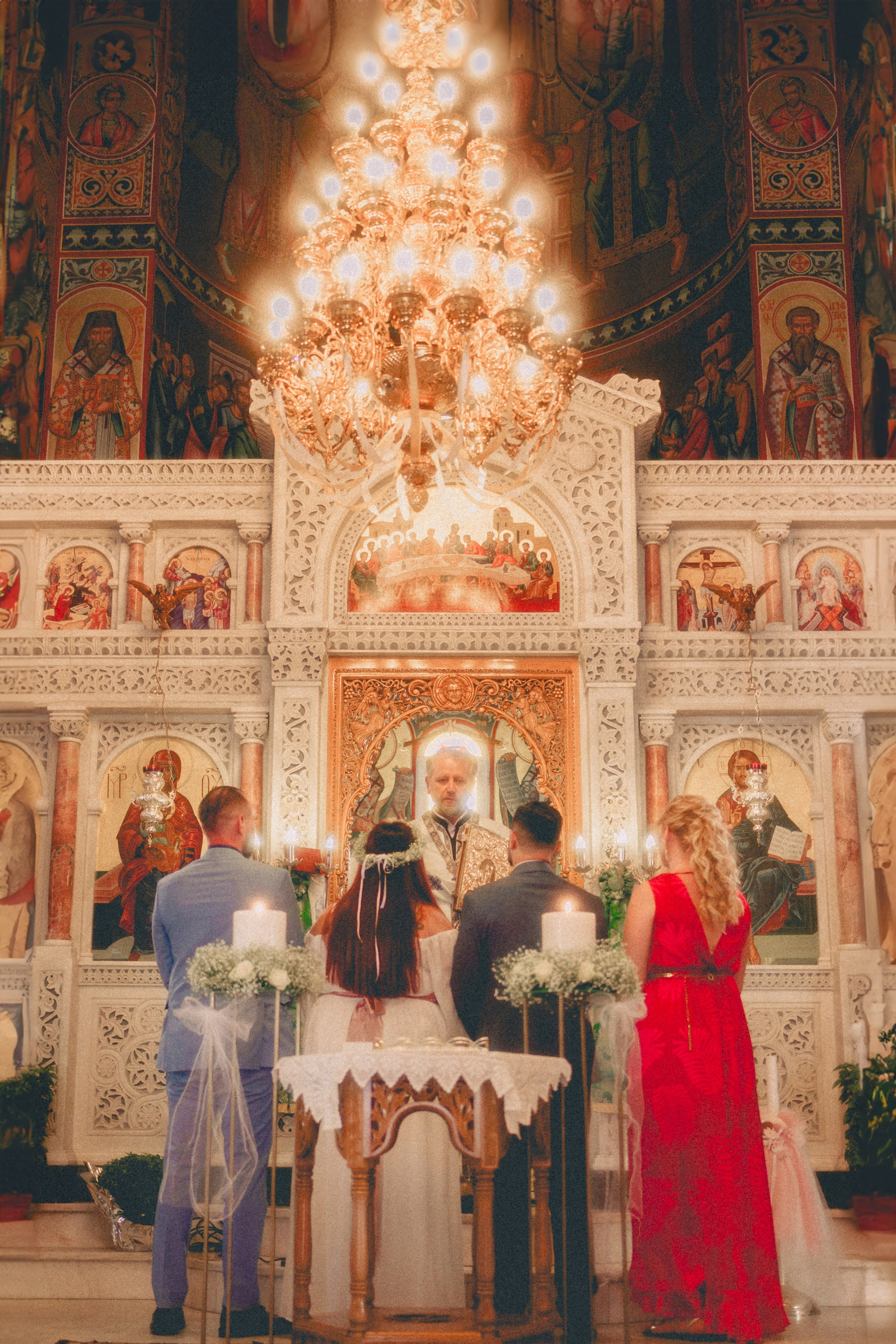 Wedding and Christening of Nikos and Ioanna with Iliana. Photographer in Greece Kristina