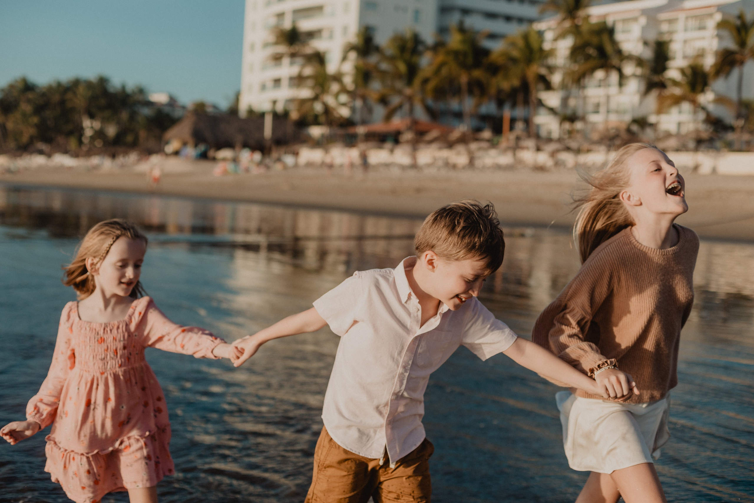 Laughter, Sand, and Sea: A Family Session in Nuevo Vallarta