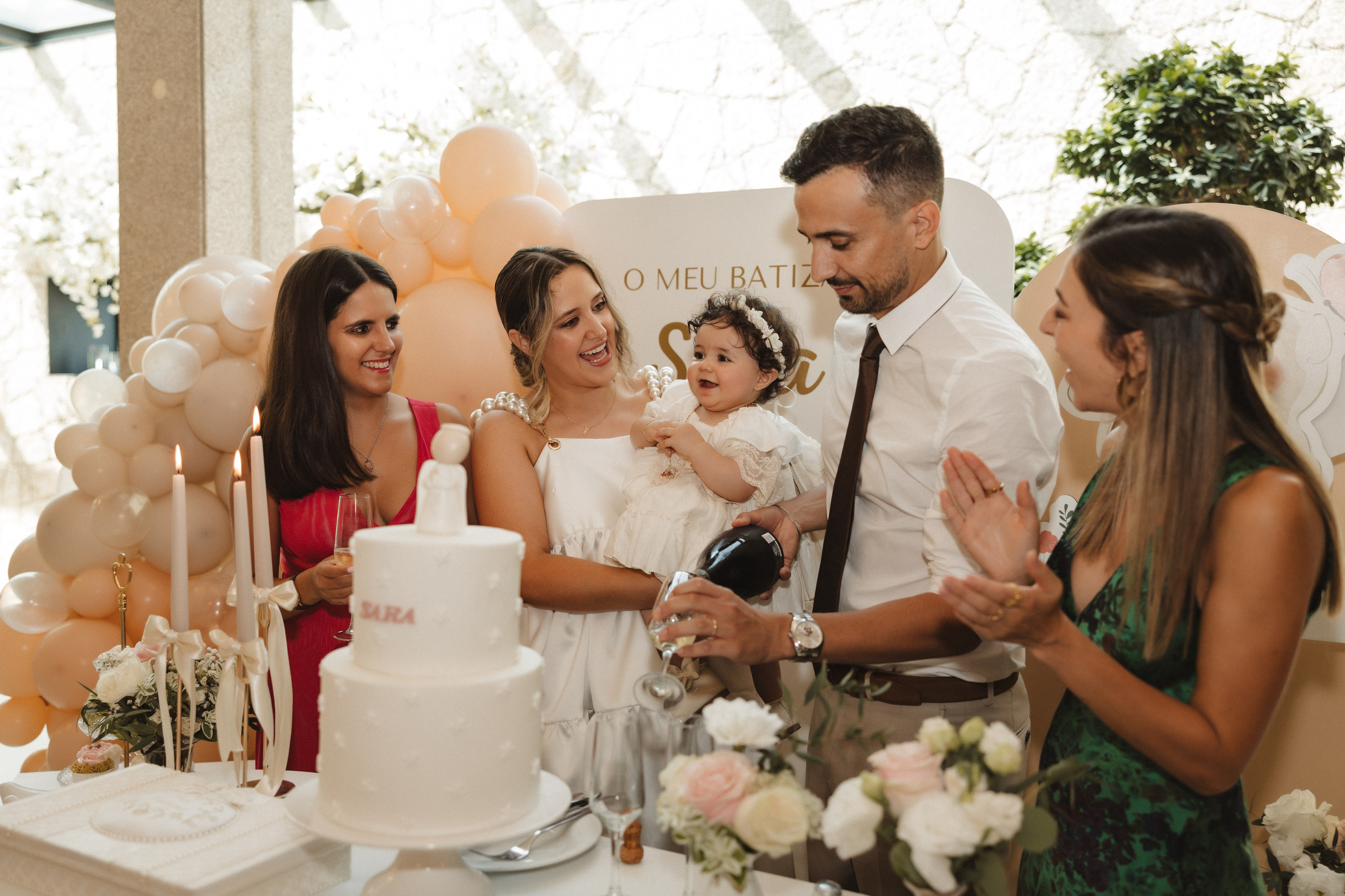 Batizado da Sara. Fotógrafa de Casamentos e Família em Braga — Alexandra Mieres Photography