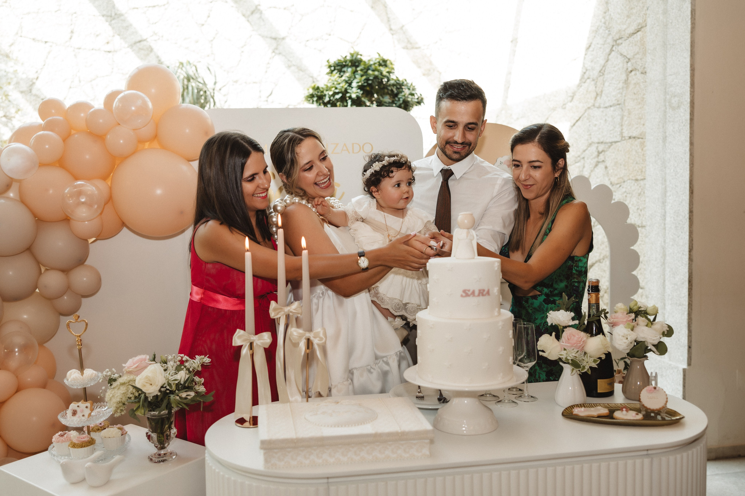 Batizado da Sara. Fotógrafa de Casamentos e Família em Braga — Alexandra Mieres Photography