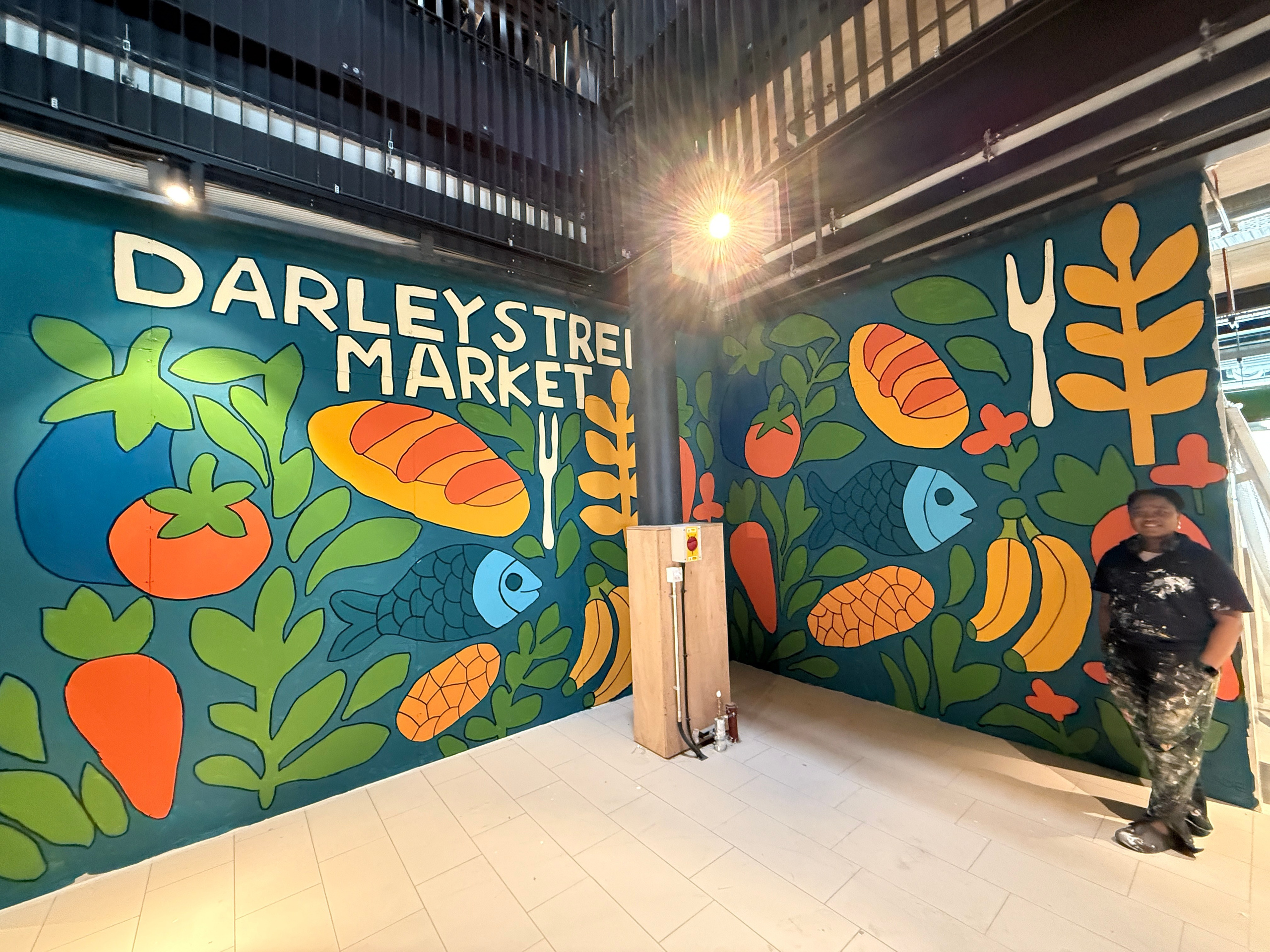 Darley Street Market Mural. Professional Portrait & Event Photographer in West Yorkshire, travels across UK