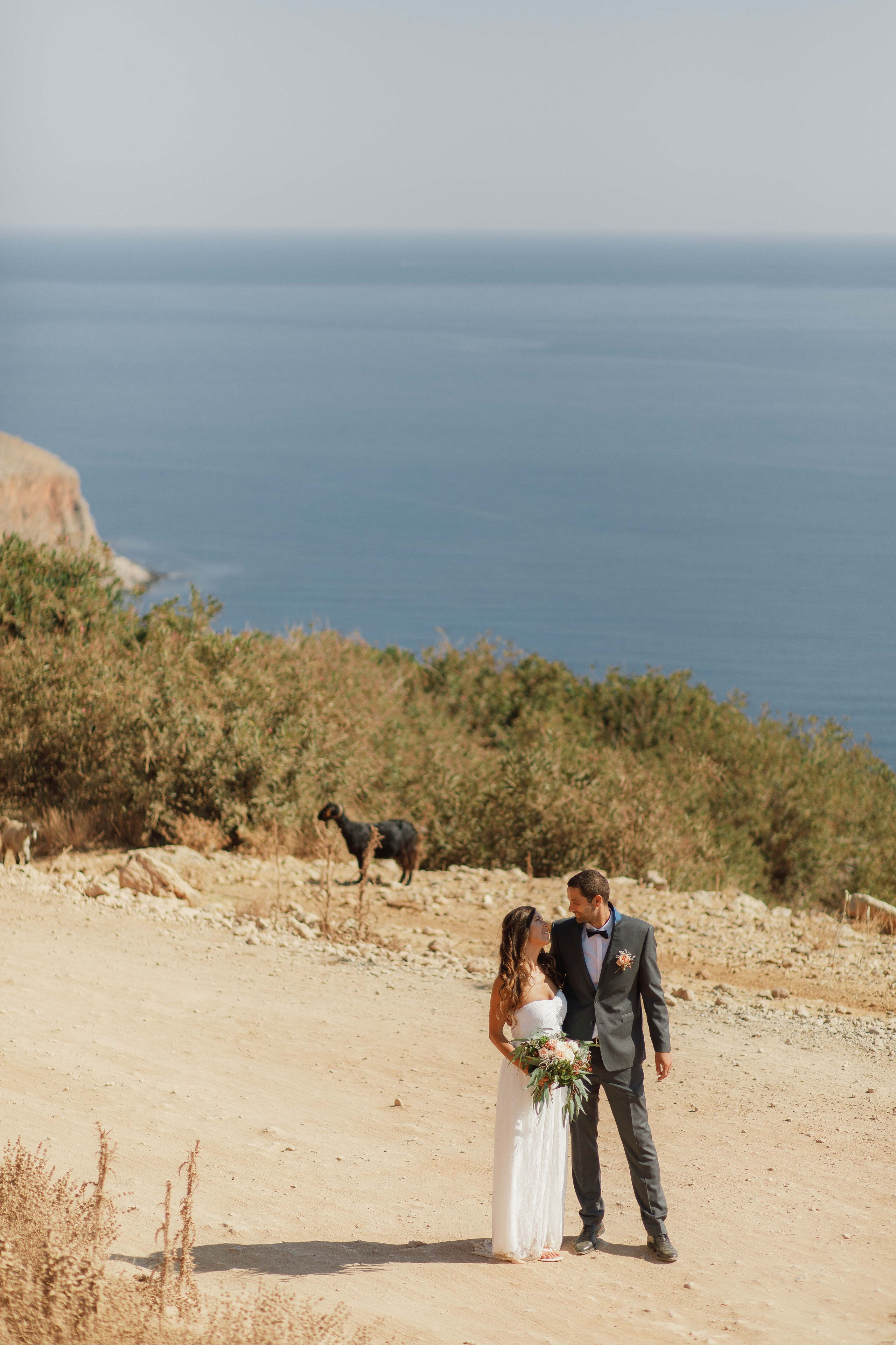 Marino & Steffi, Crete. Denny Savon — Photographer in Santorini | Weddings, Love Stories & Flying Dress