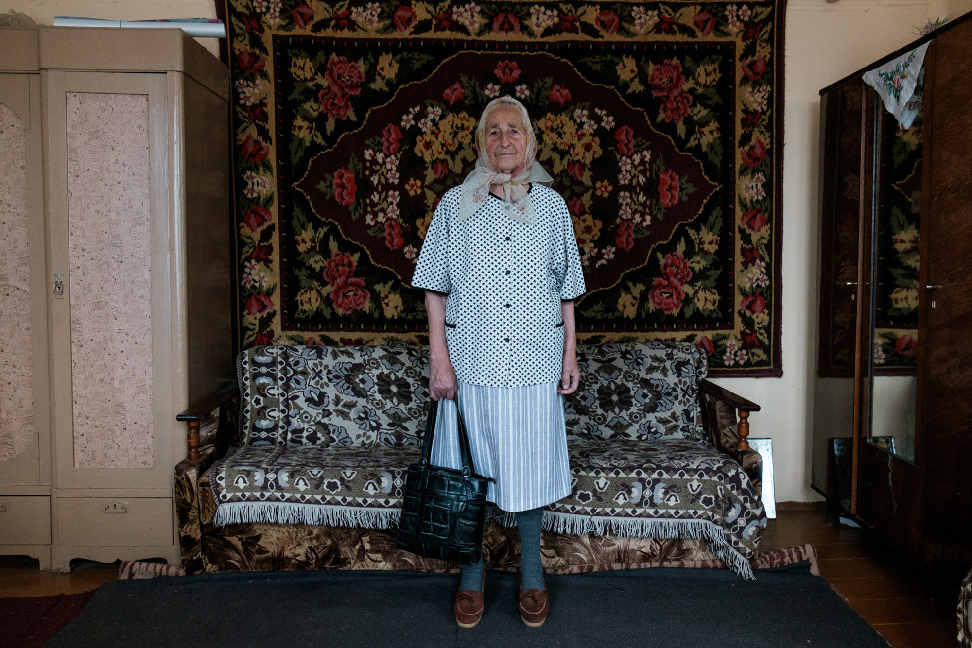 The skirt and blouse that Vera bought at the department store 10-15 years ago.