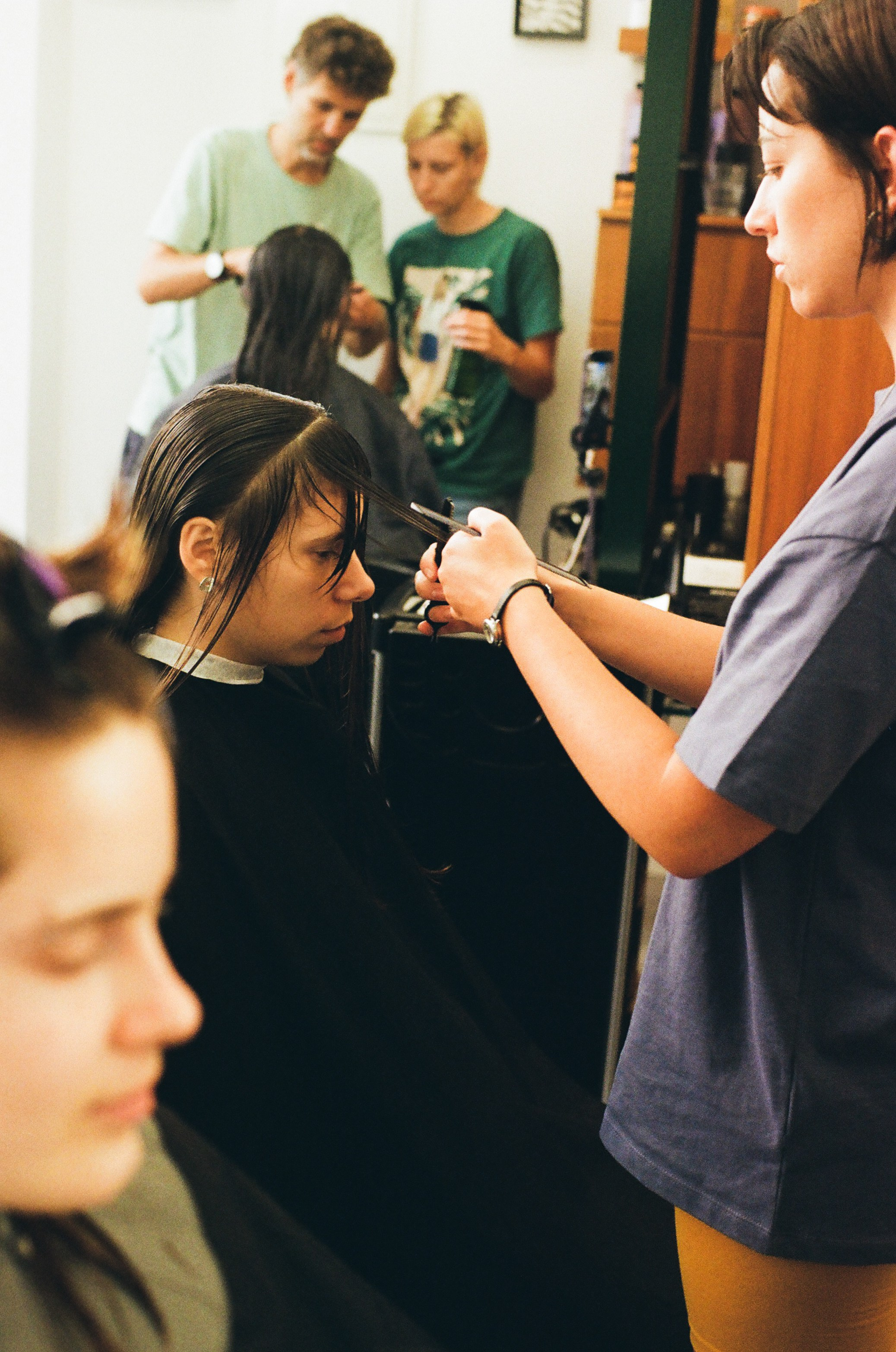 Master class “Haircut”. Film portrait photographer
