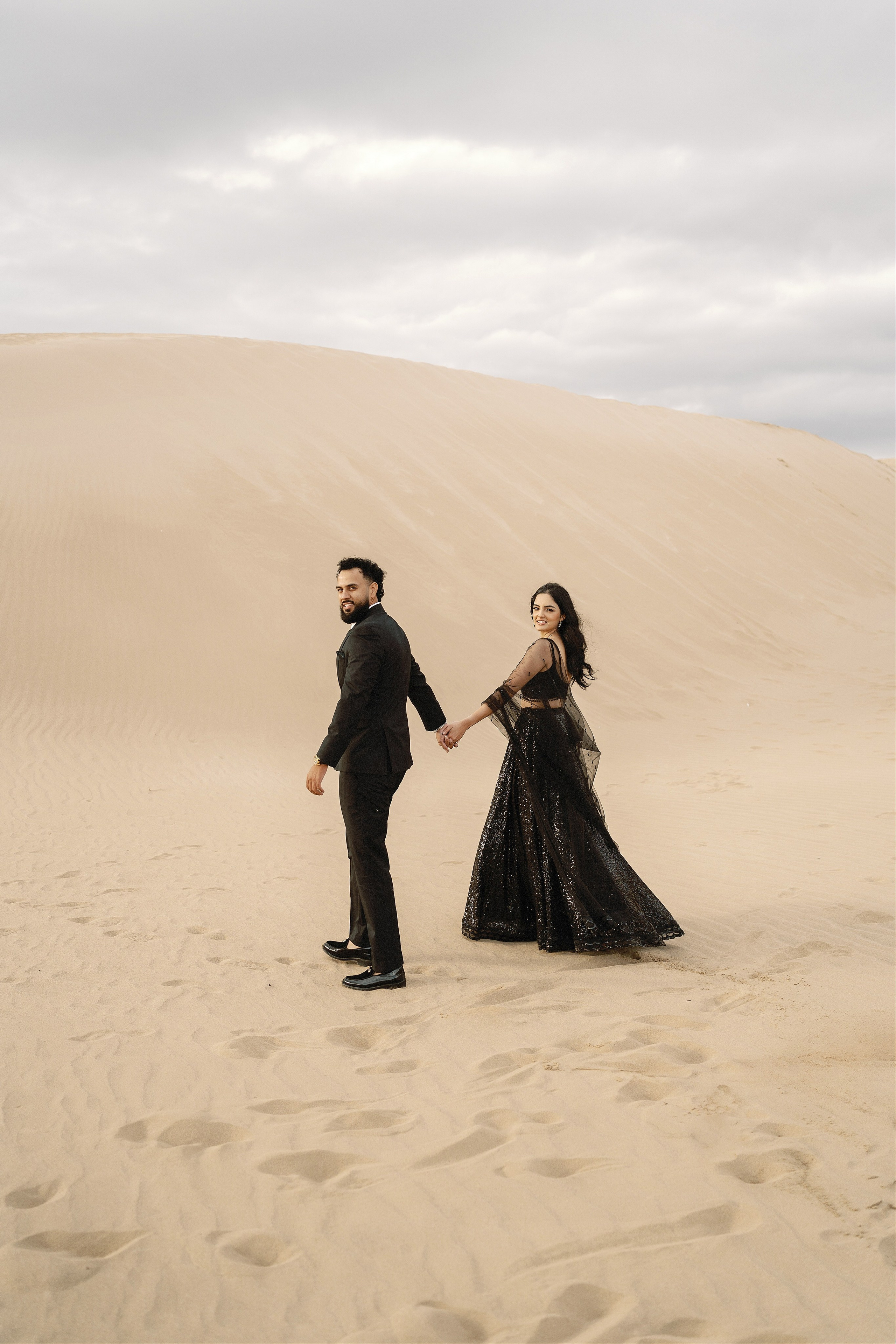 Elopement at Pismo Beach Sand Dunes, California. Wedding Photography & Videography Team in California, Los Angeles, San Francisco, San Diego and Travel