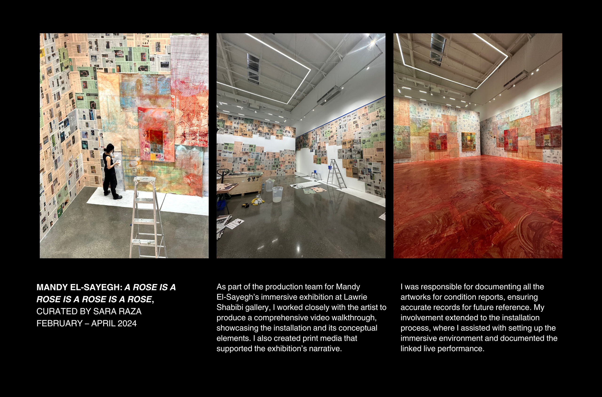 MANDY EL-SAYEGH — EXHIBITION. Versoluna