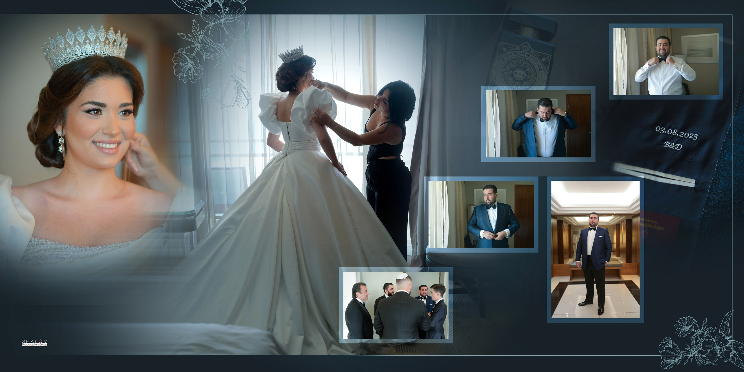 Diana & Benjamin. Wedding and events photographers Studio Shalom