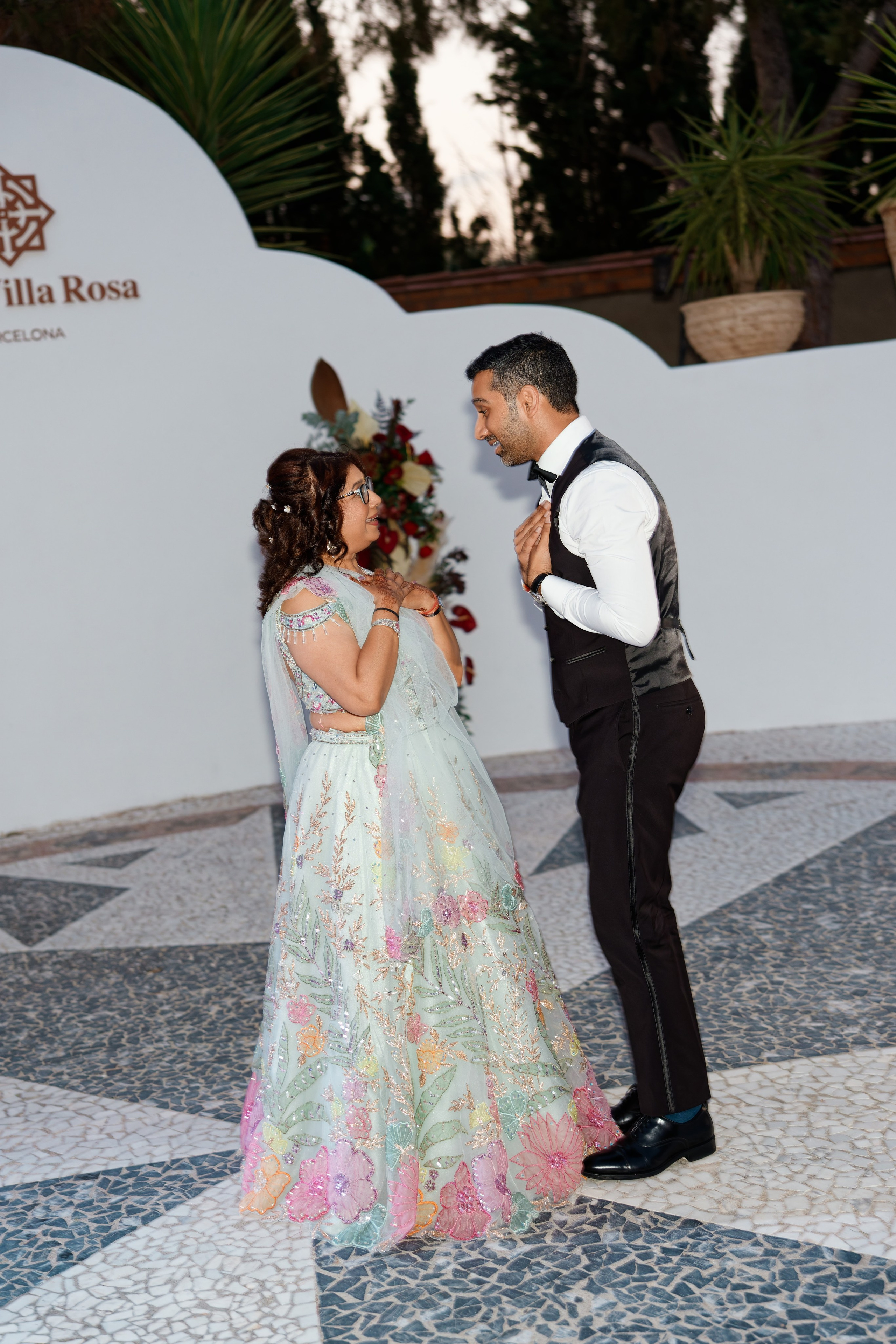 Indian wedding at Gran Villa Rosa, Barcelona