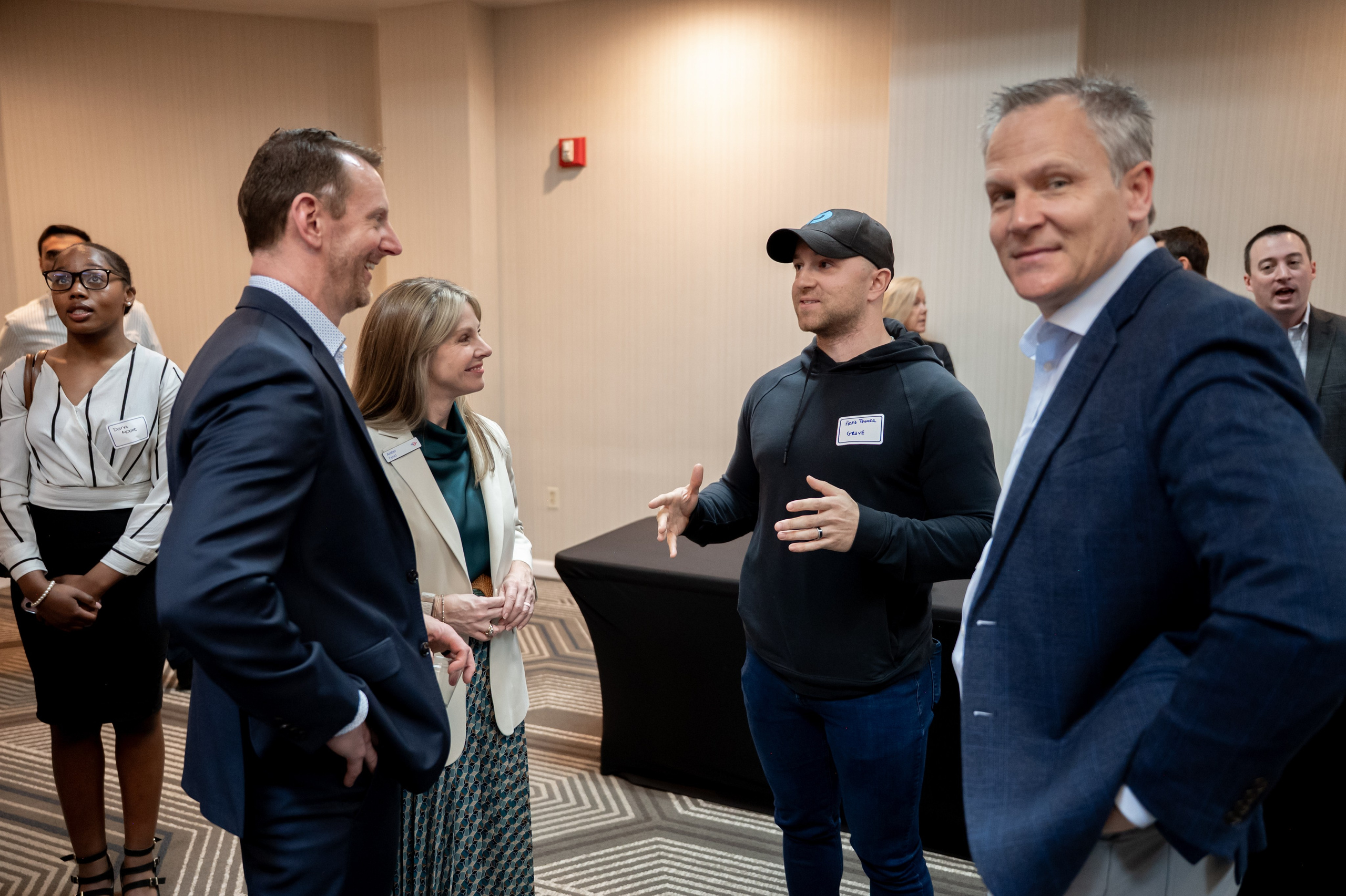 Executive Roundtable networking. Portrait photographer in Charlotte, North Carolina