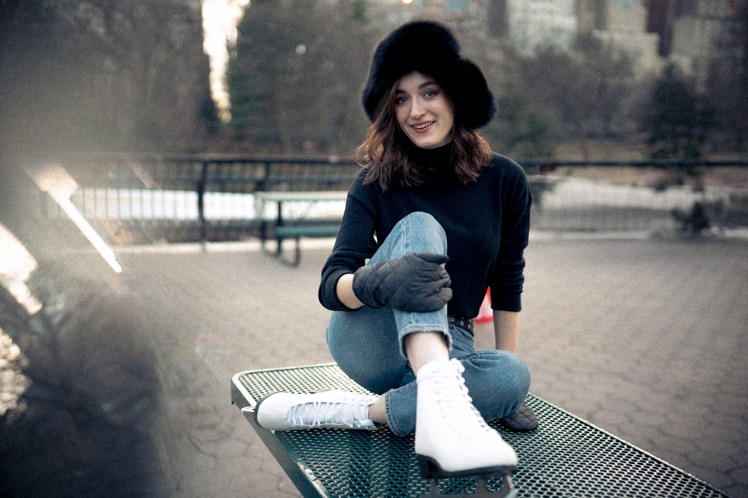 Winter in Central Park. Portrait and wedding photographer in New York