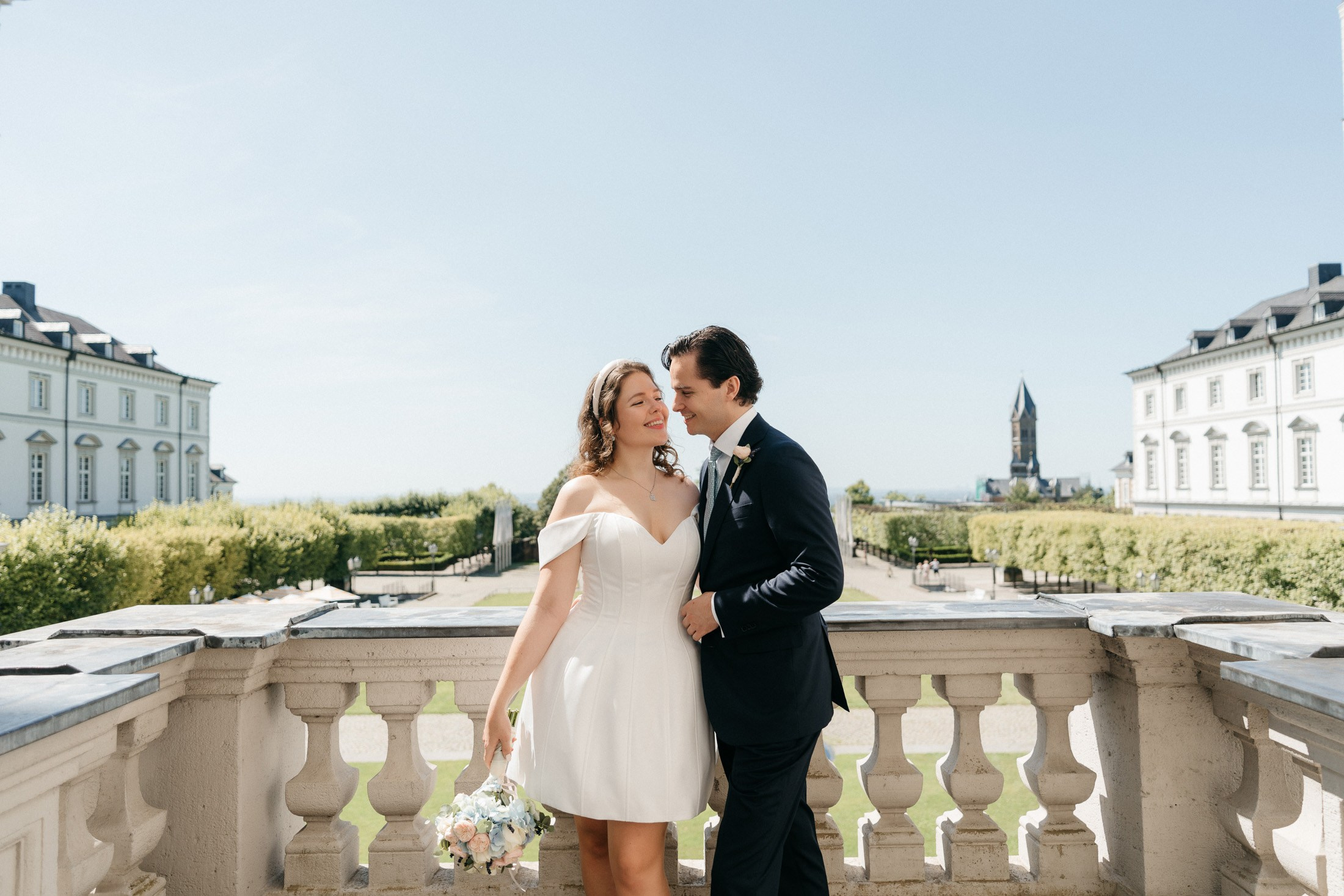 Schloss Bensberg. Hochzeitsfotograf, Familienfotograf Stuttgart, Deutschland. Alex Popov