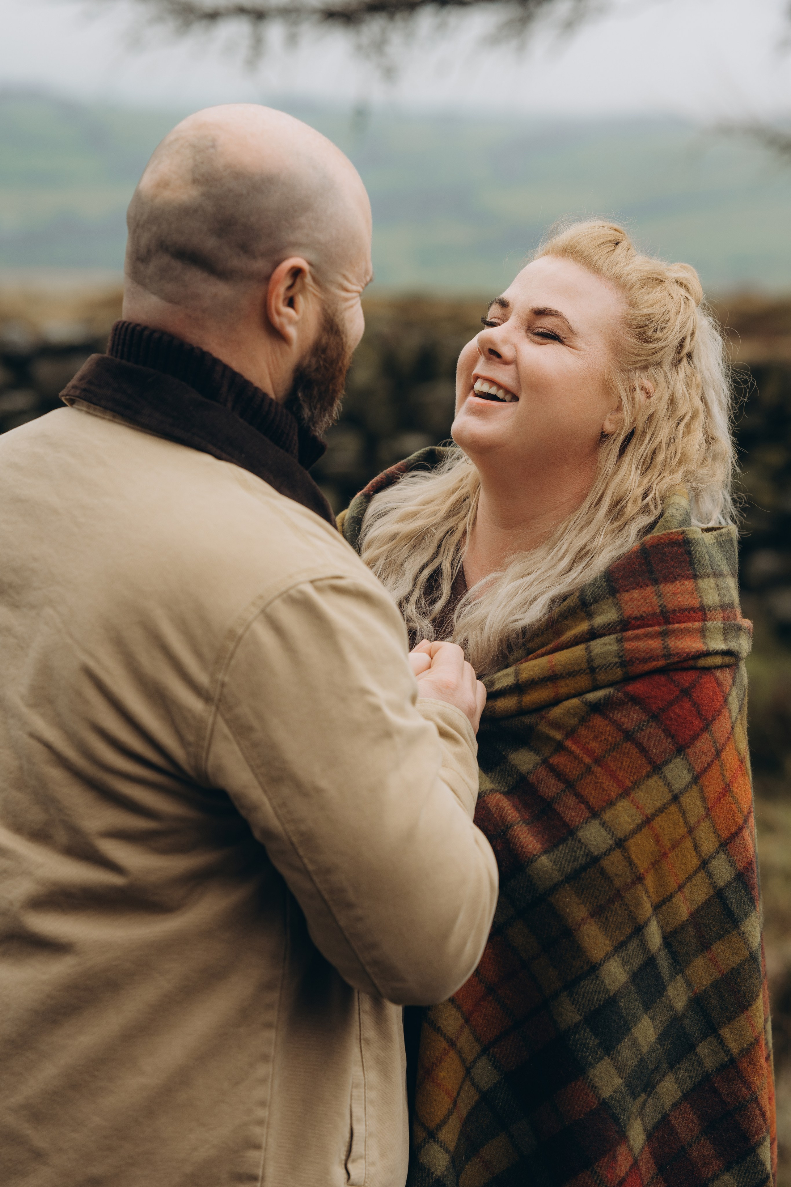 L & C in Peak District. Tania Gandrabur, photographer in West Midlands, England