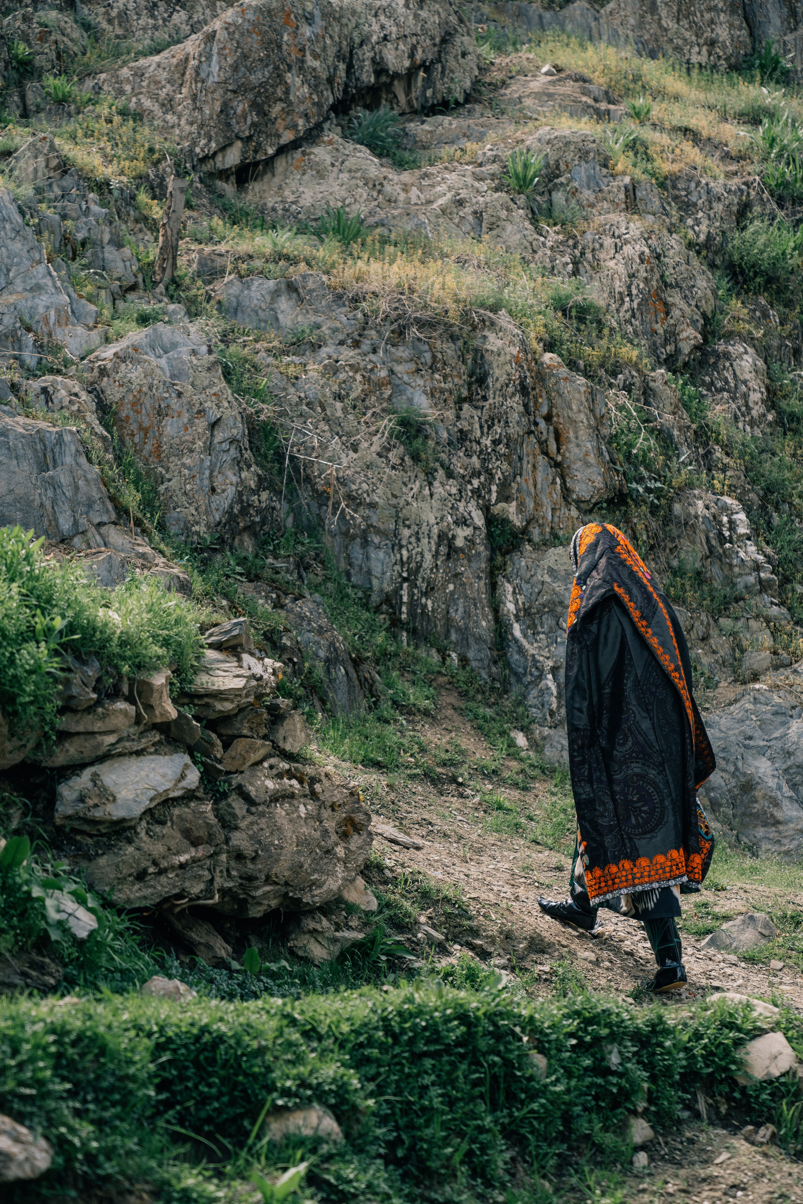 Наследие Узбекистана: пара в горах Самарканда.