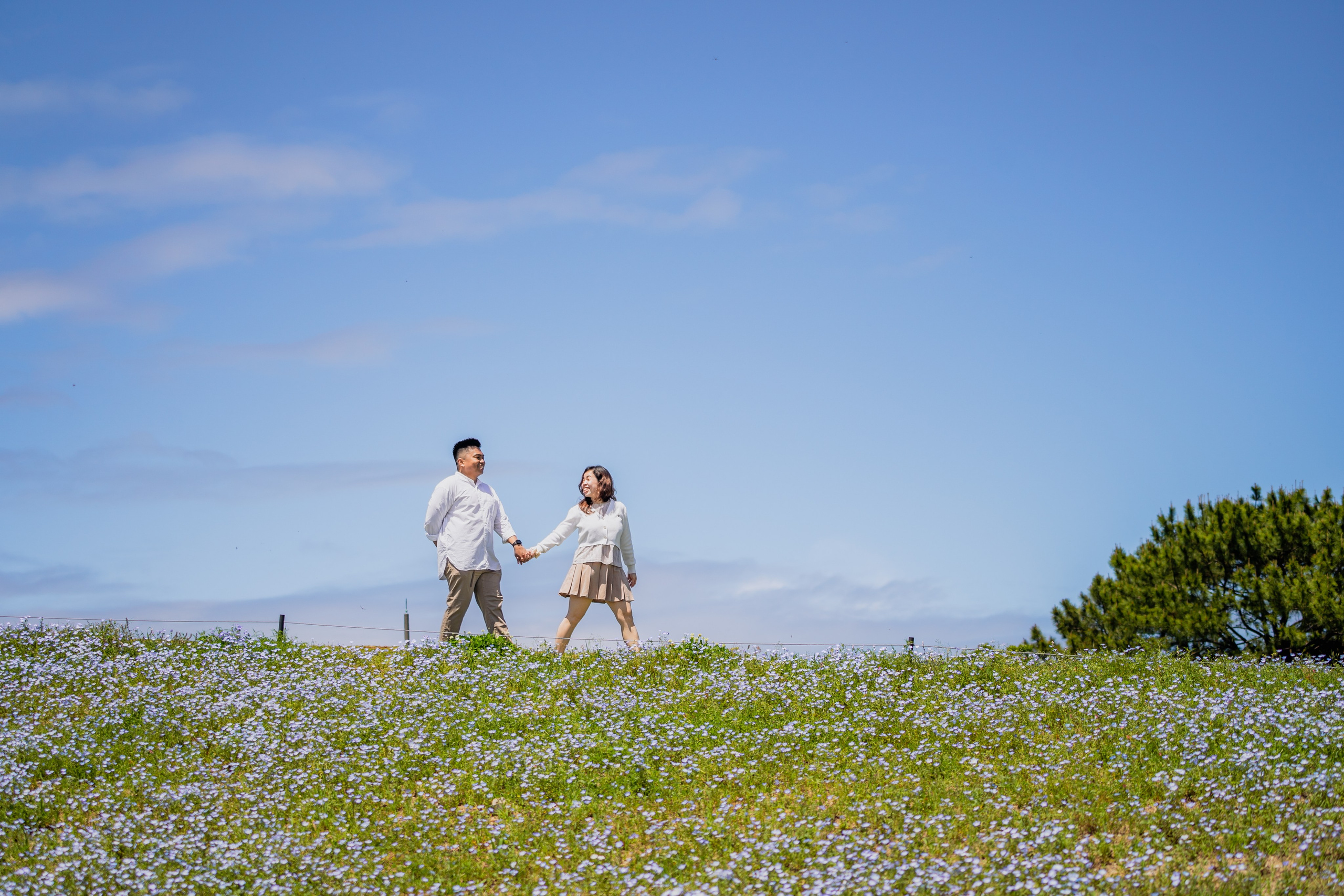 Surprise Proposal Photography Uminonakamichi Park | Fukuoka Engagement Photographer. Portrait Photographer in Fukuoka, Japan | Alina Nazarova