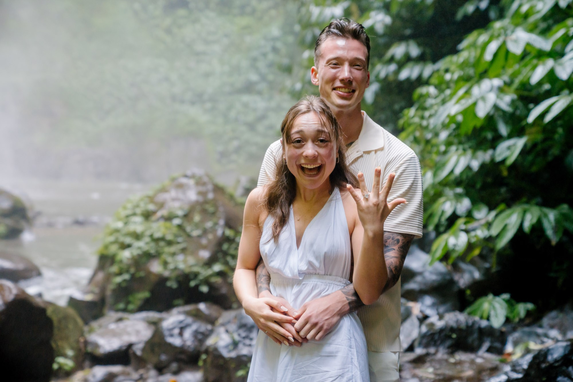 Marriage Proposal. Female Photographer in Bali