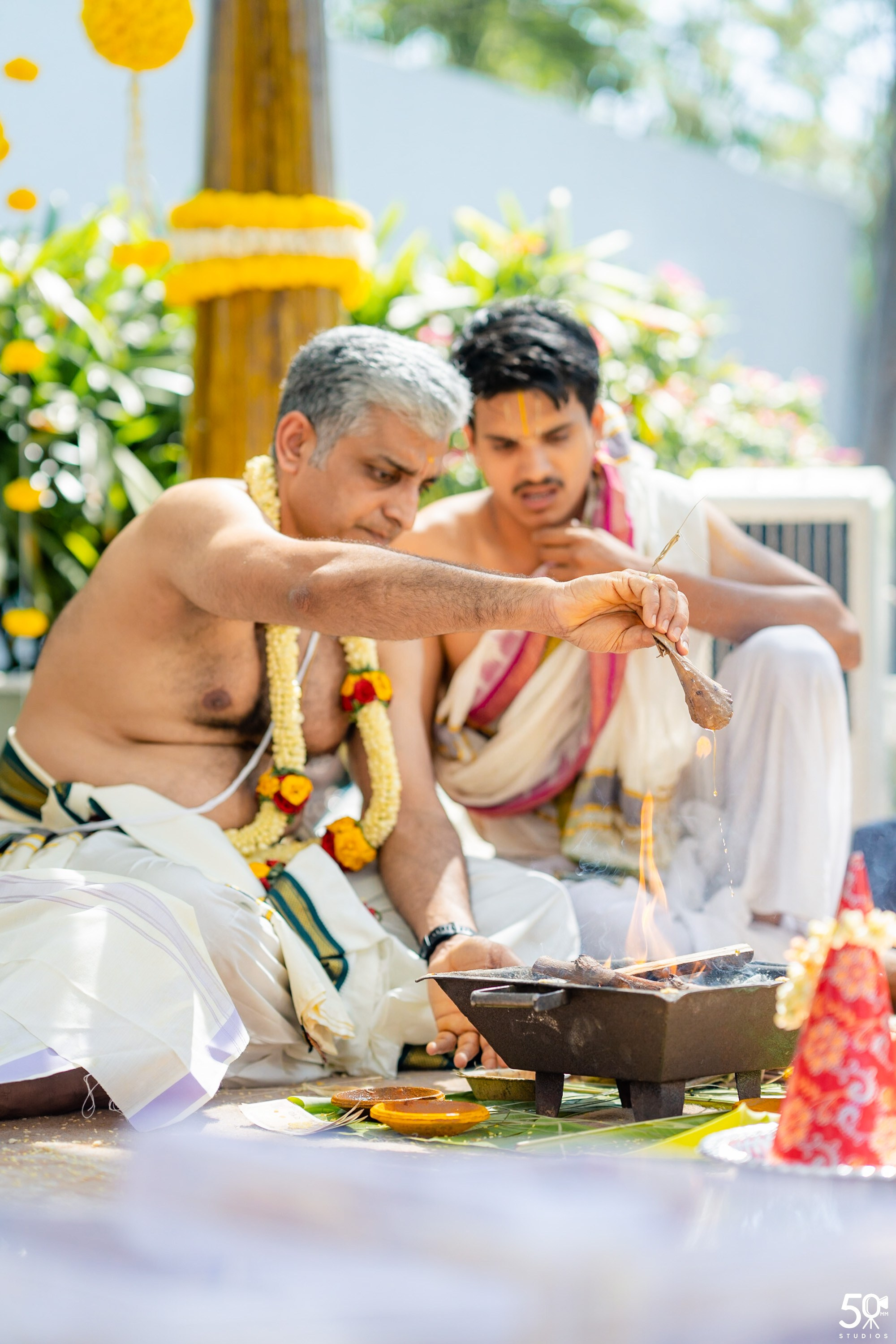 SANJAY AND SAKETH UPANAYANA. 50mm STUDIOS