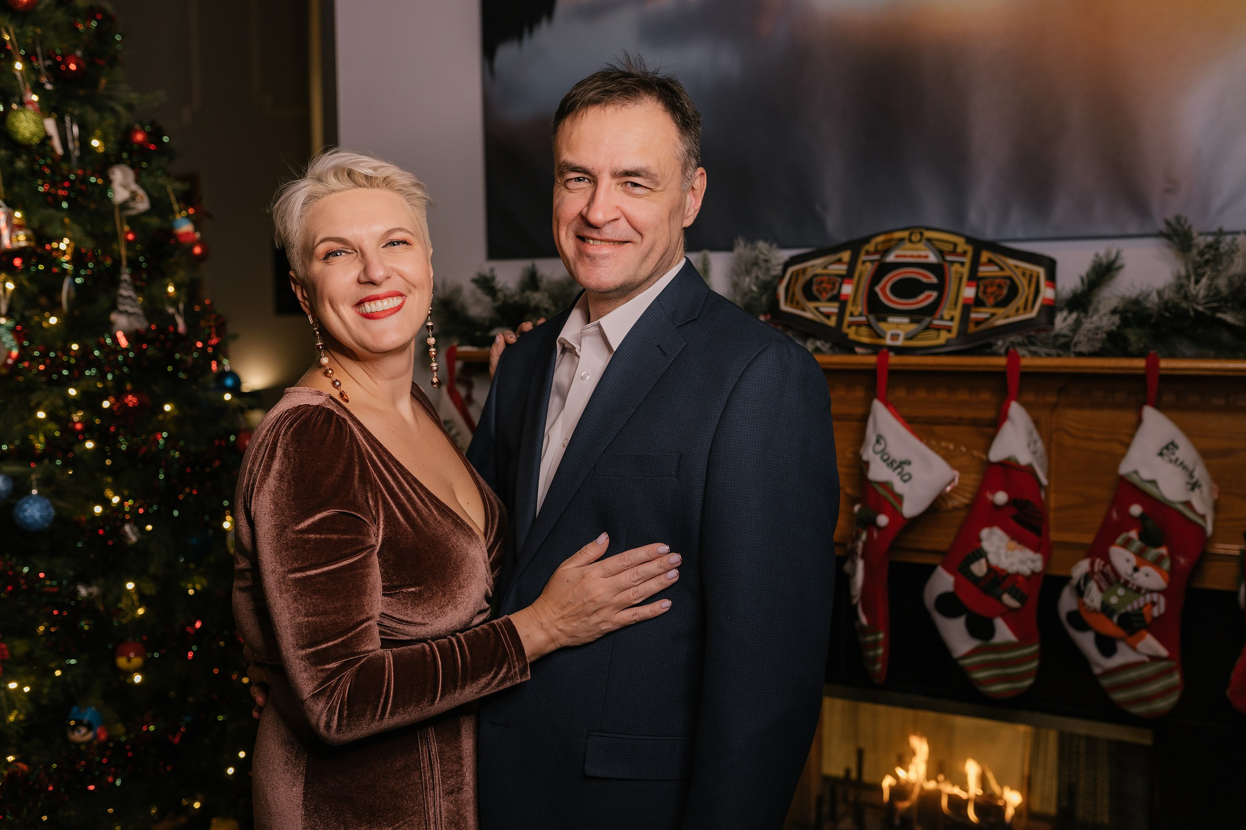 12.07.2025 Christmas Photoshoot. Wedding family event photographer in Chicago Nick Yushevich