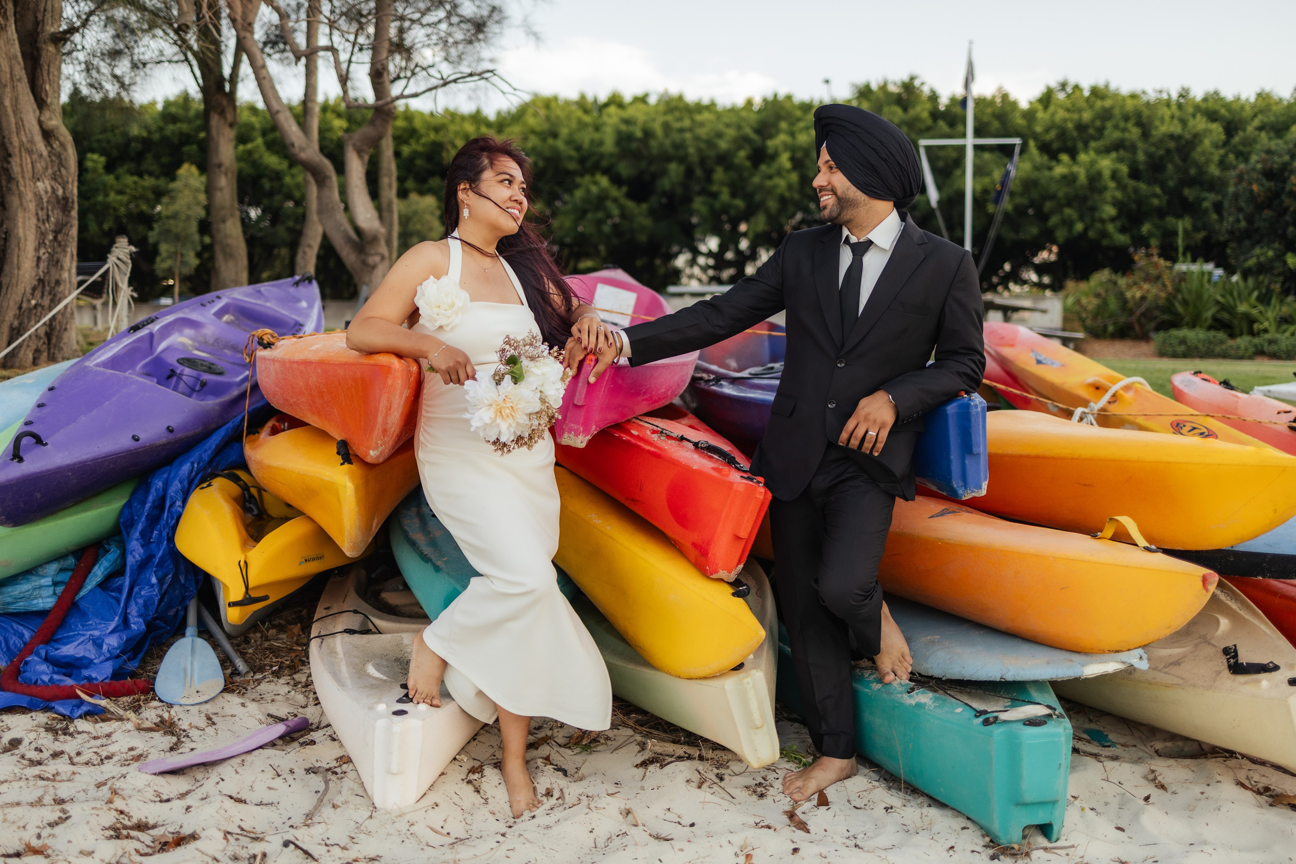 Sunshine and Harminder’s wedding photo session. True Story Photography