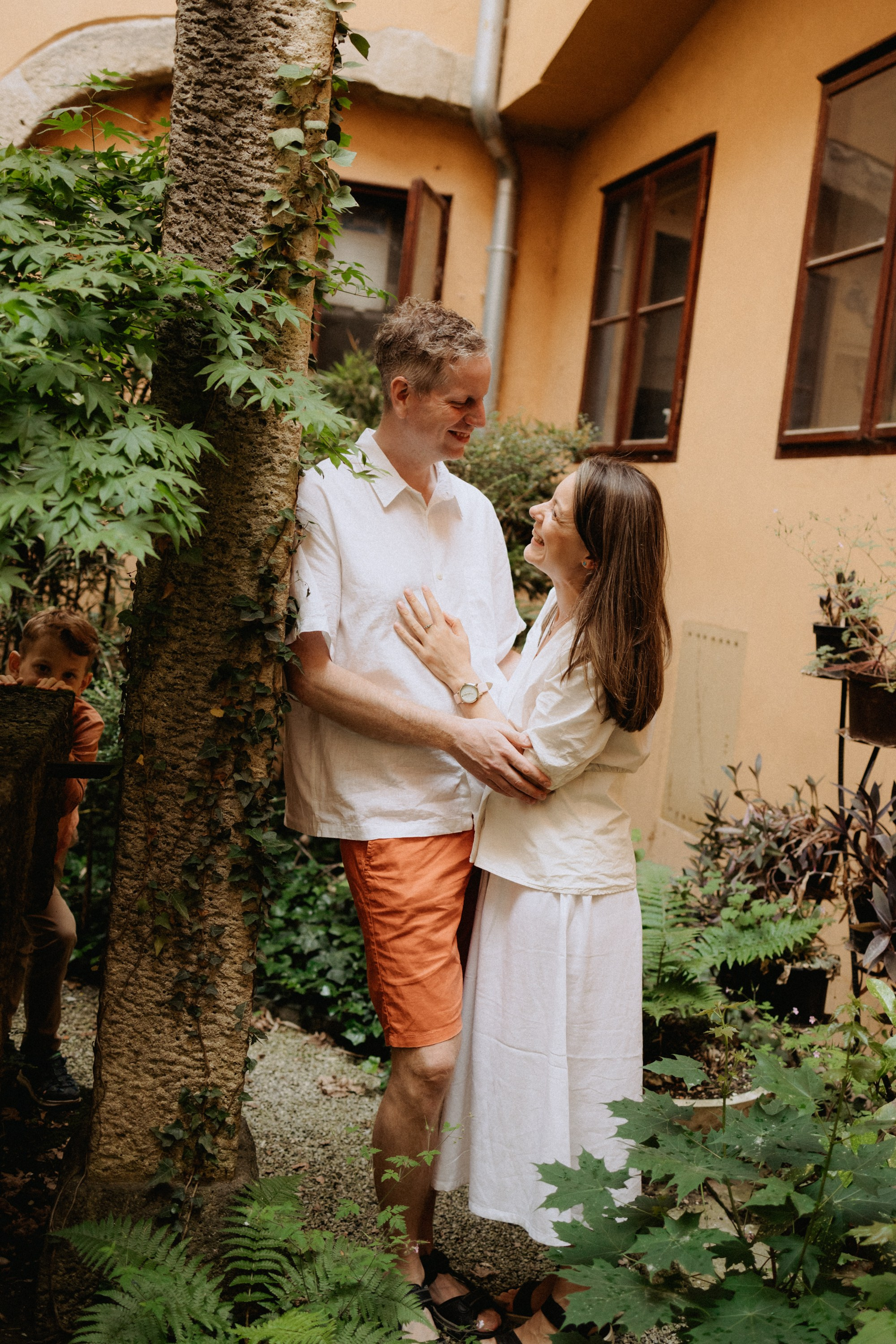 Family in the city. Elena Gorobets. Photographer in Zagreb