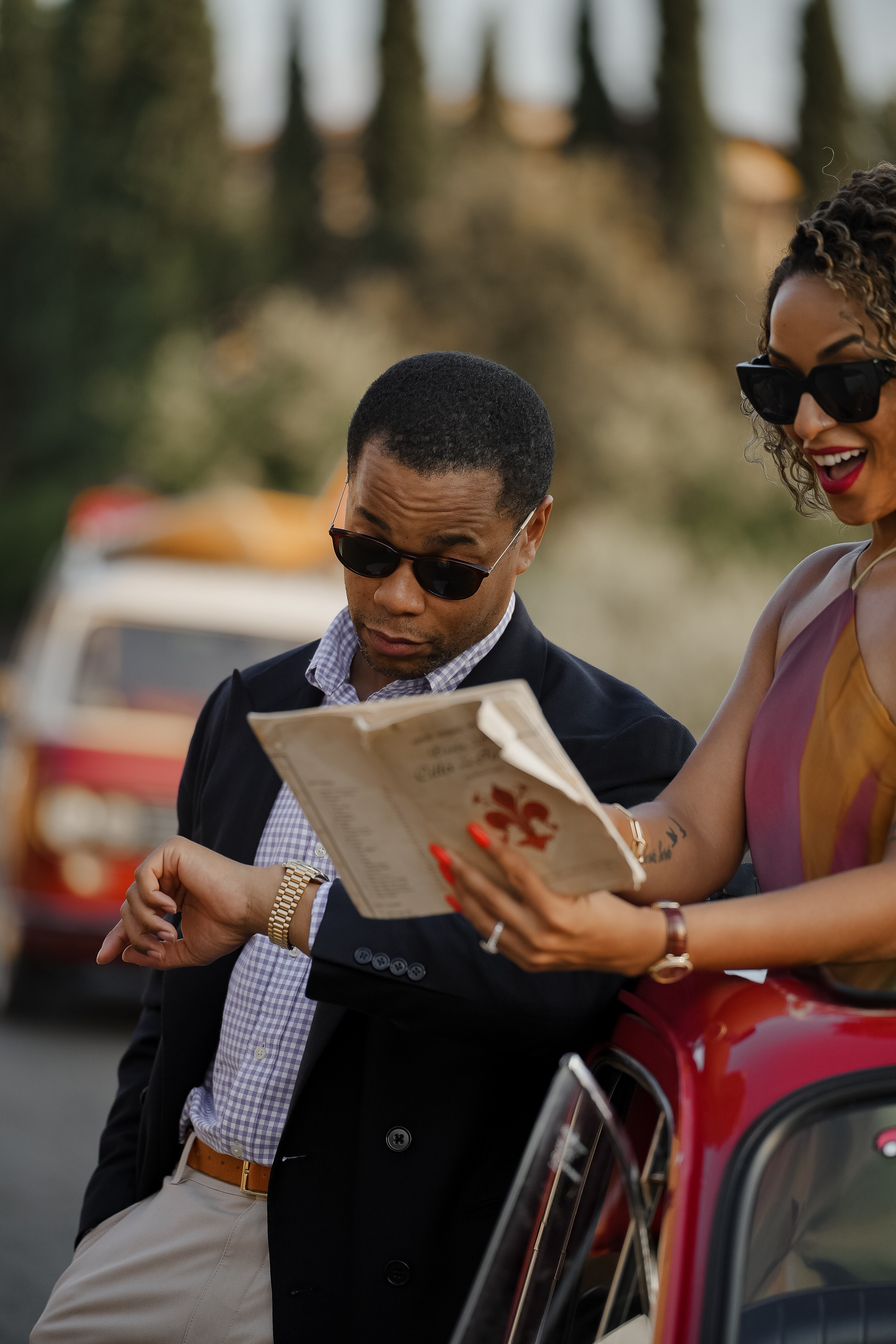Photoshoot with Fiat 500 & Retro Cars. Wedding Photographer in Italy