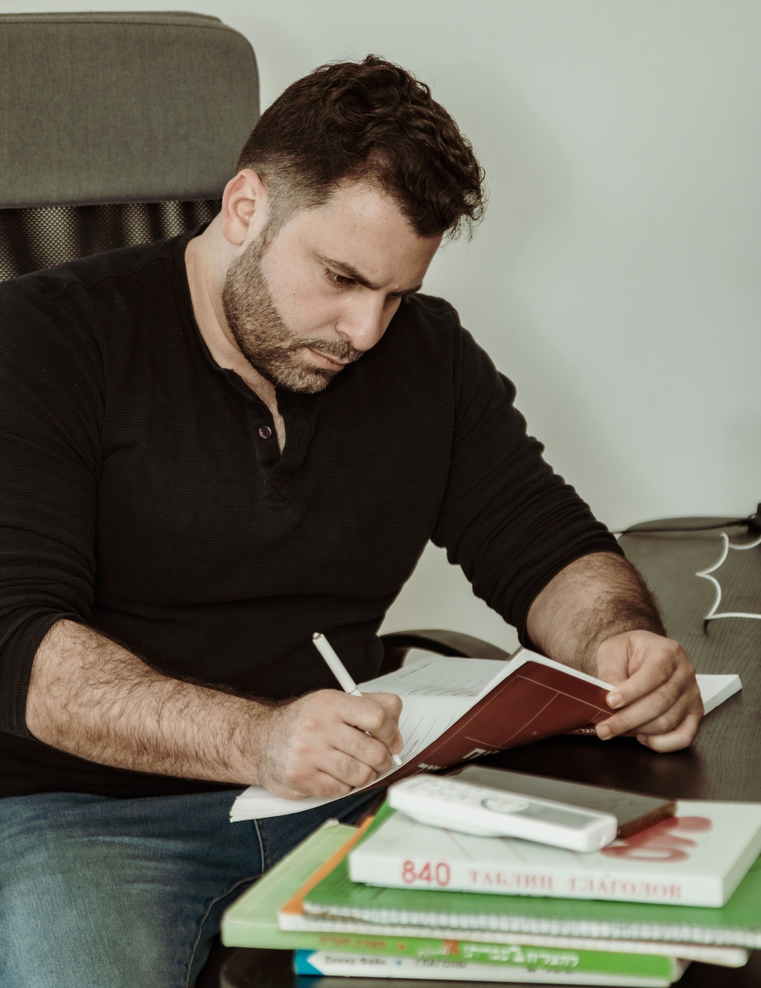 One Day, Photoshoot for Hebrew Language Teacher. Kseny Kolesnik Photography