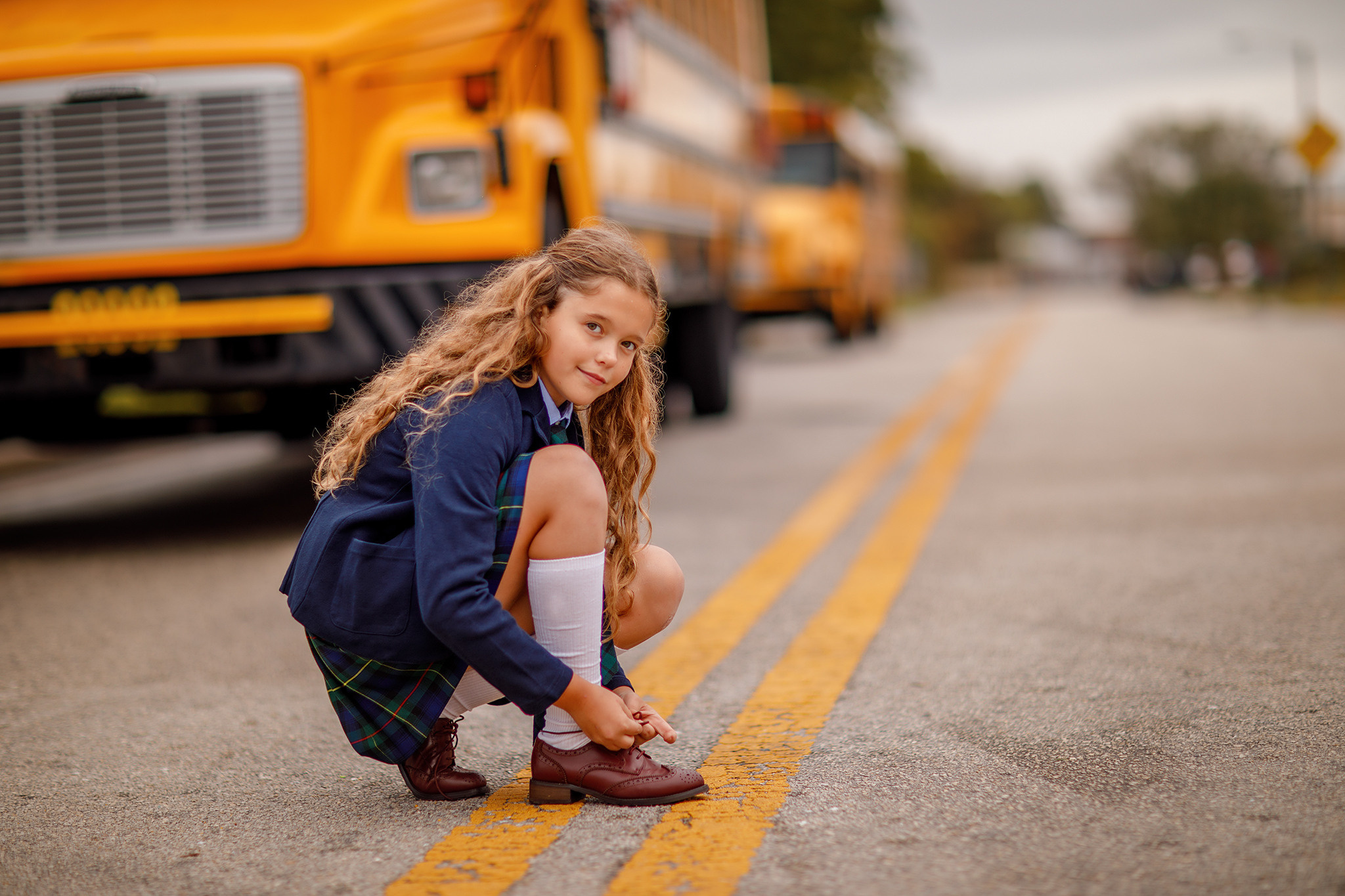 School Bus. Family and Event photographer in Homestead and Miami areas of Florida