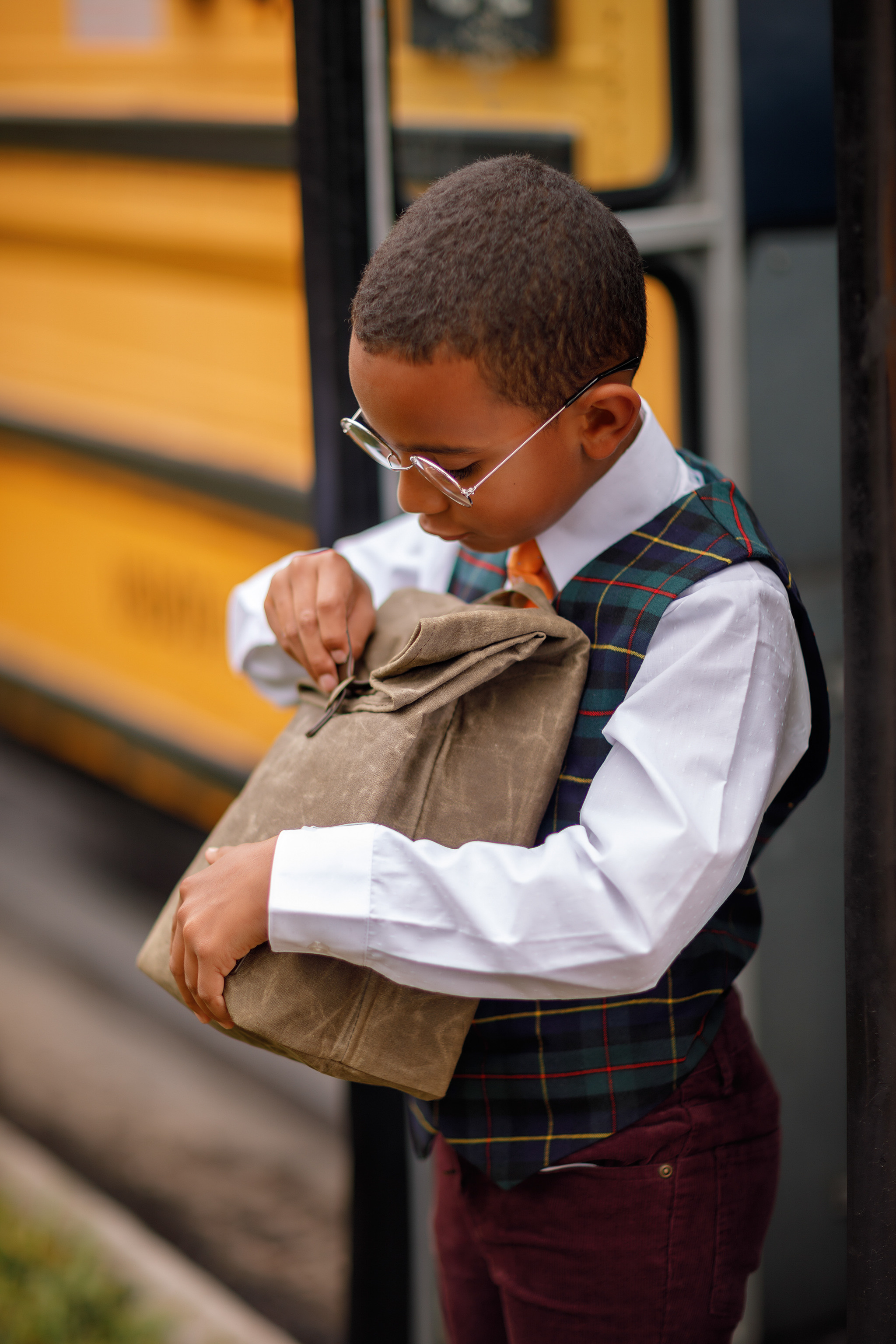 School Bus. Family and Event photographer in Homestead and Miami areas of Florida