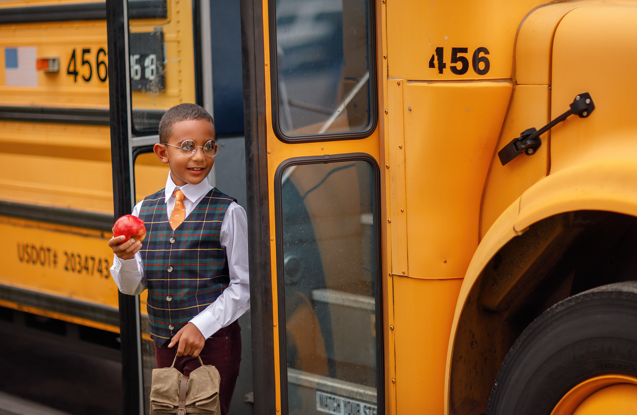 School Bus. Family and Event photographer in Homestead and Miami areas of Florida