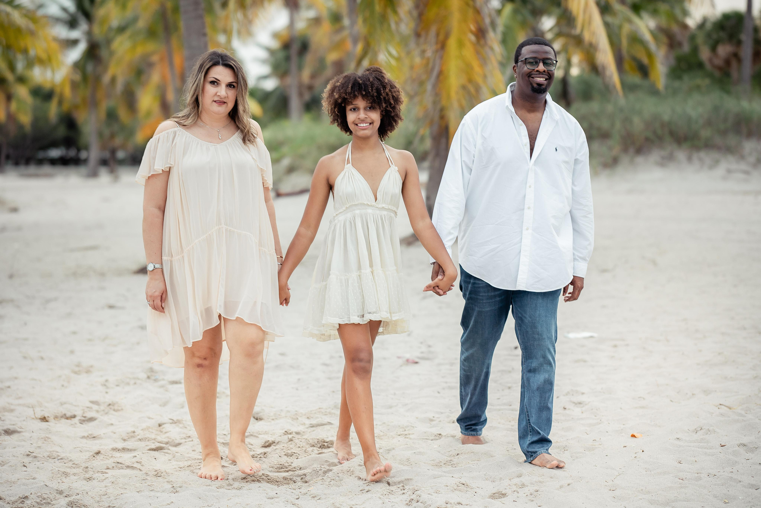 Crandon Beach Session Bohemian Style. Family and Event photographer in Homestead and Miami areas of Florida