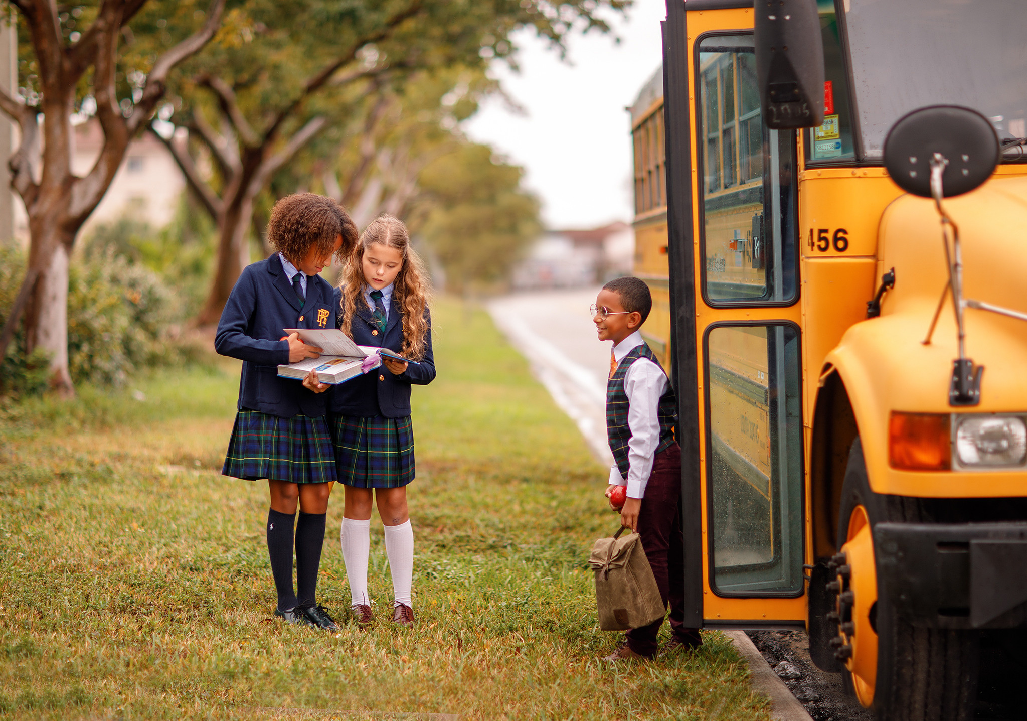 School Bus. Family and Event photographer in Homestead and Miami areas of Florida