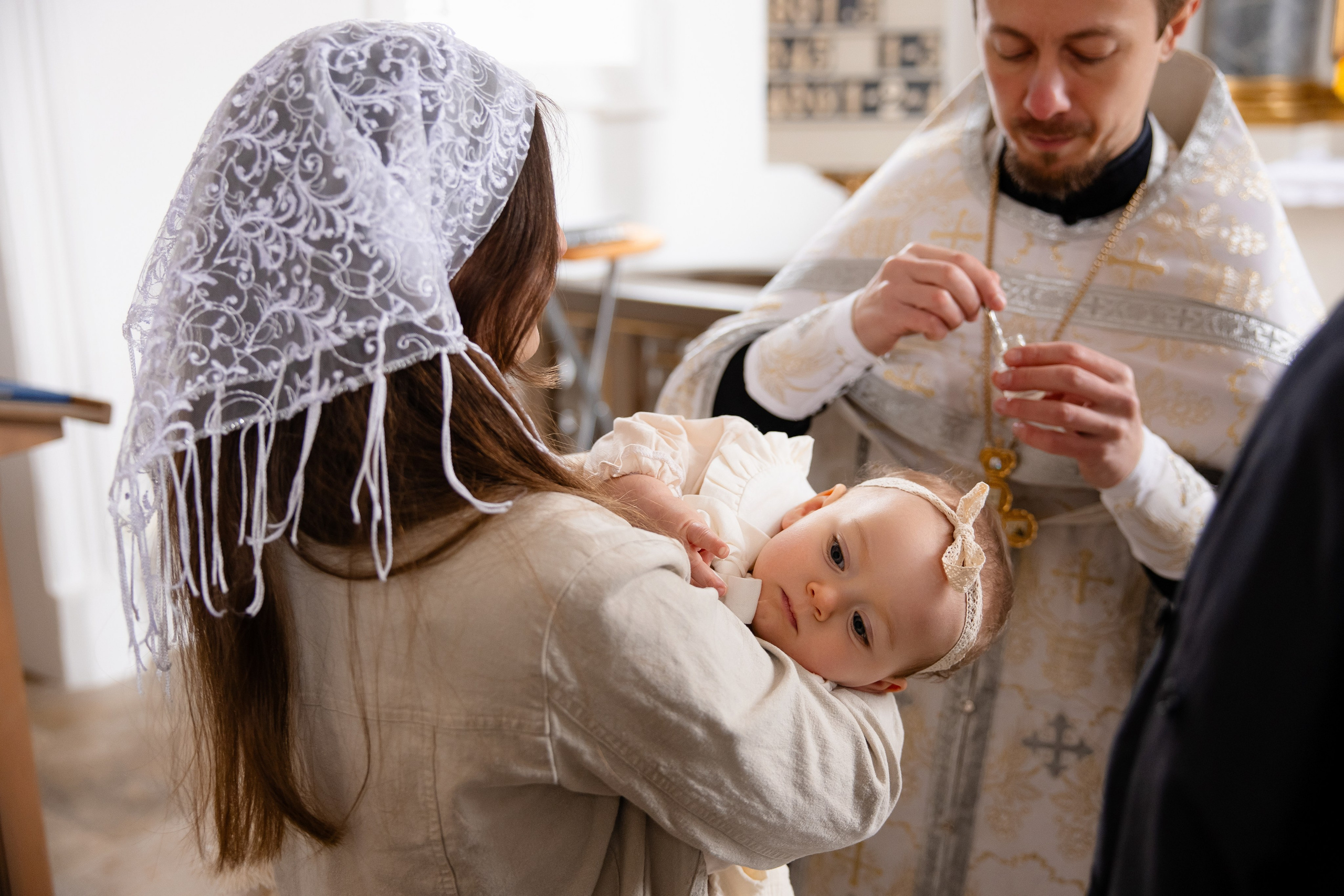 Хрещення Єсенії. Весільний, сімейний фотограф Варшава