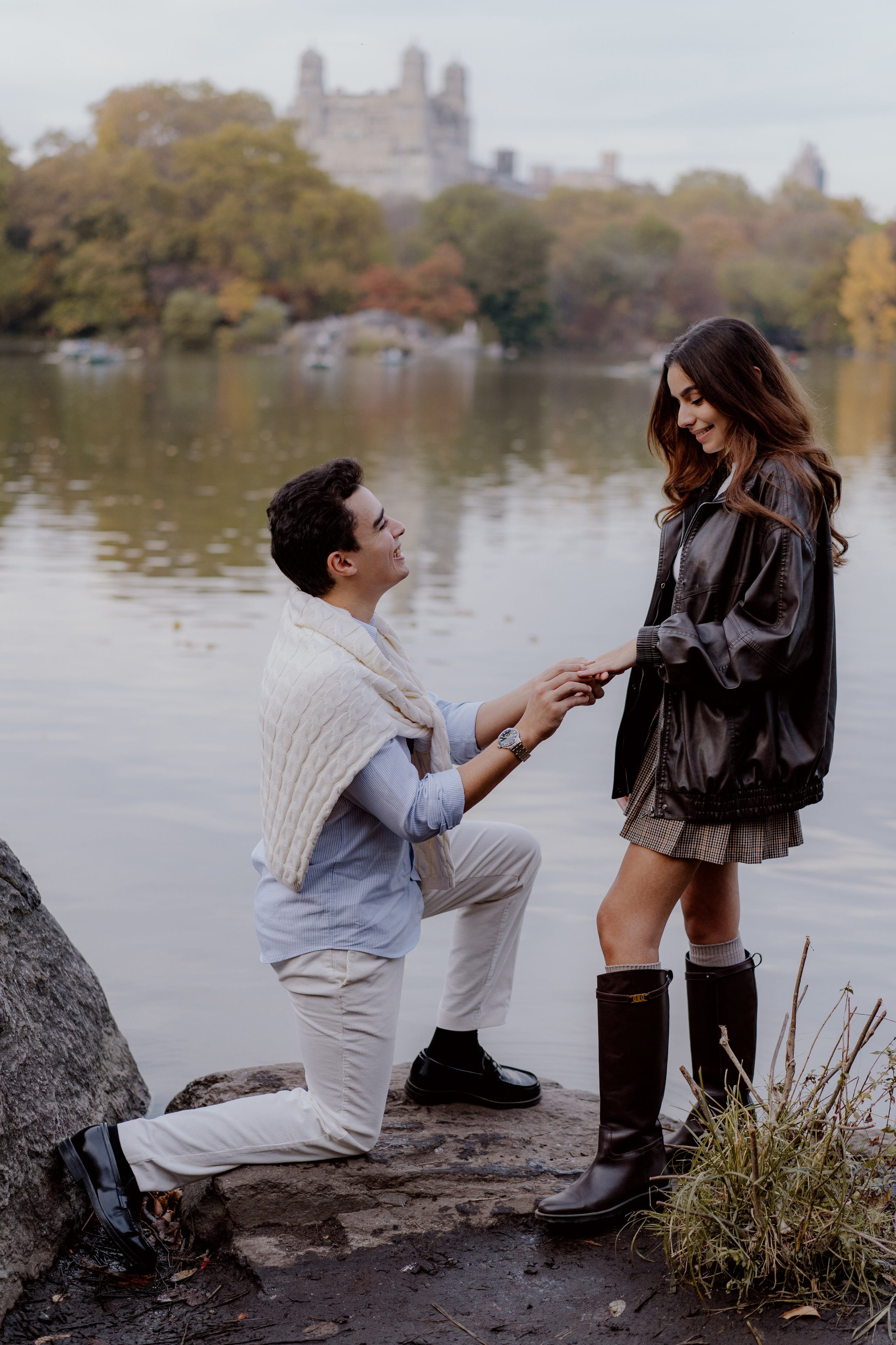 Proposal in Central Park. M Atelier | Art Portraits