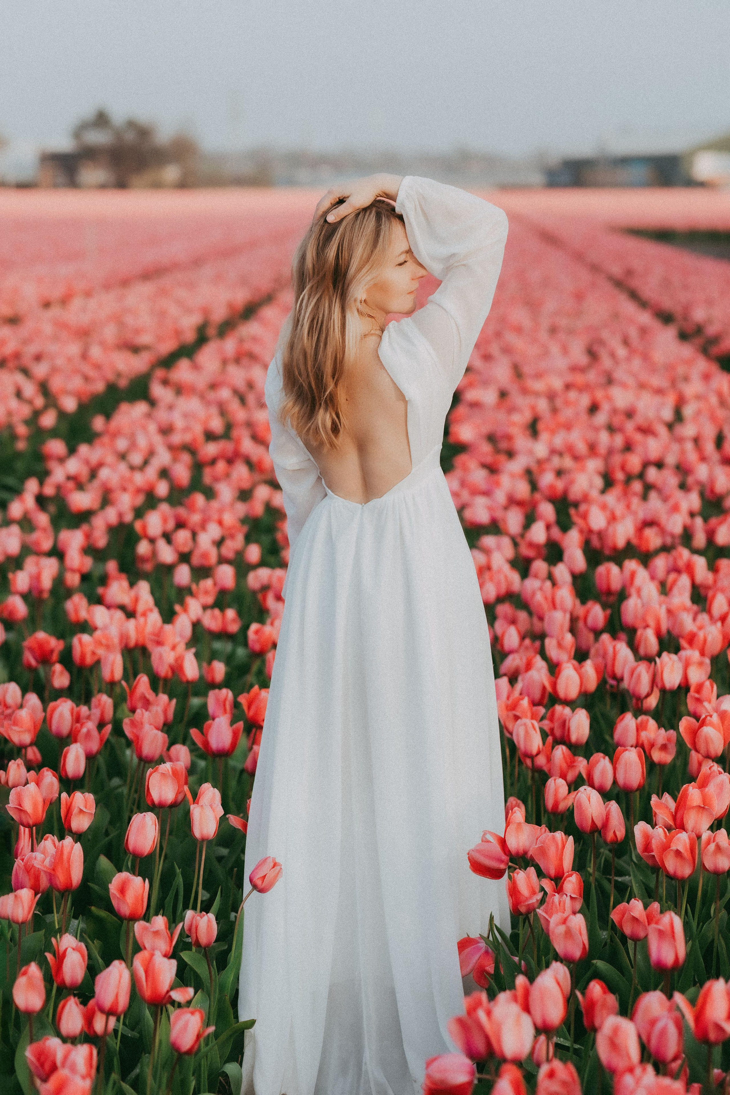 Tulpen Felde. Familien Fotografin Kristina Klein aus Schüttorf