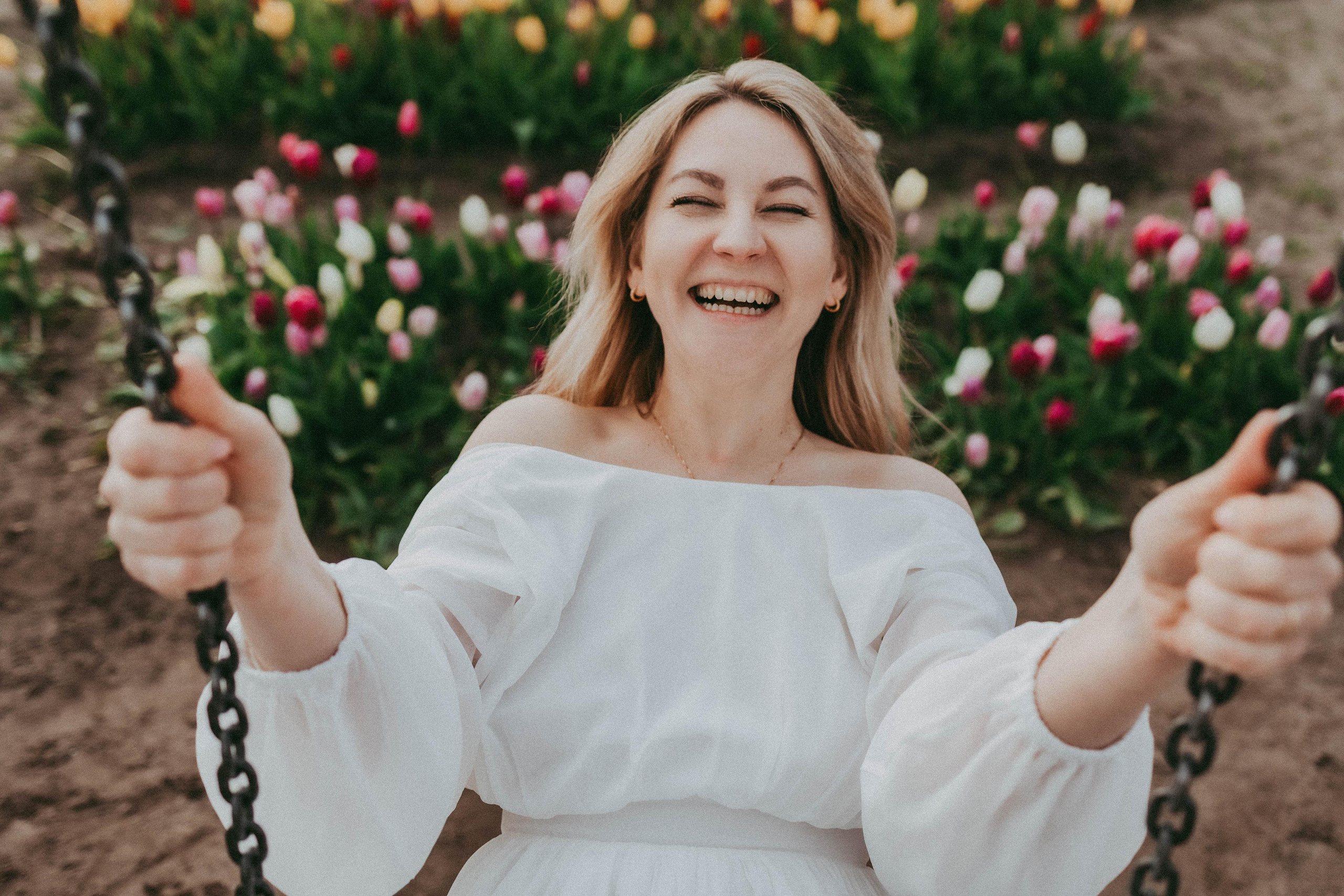 Tulpen Felde. Familien Fotografin Kristina Klein aus Schüttorf