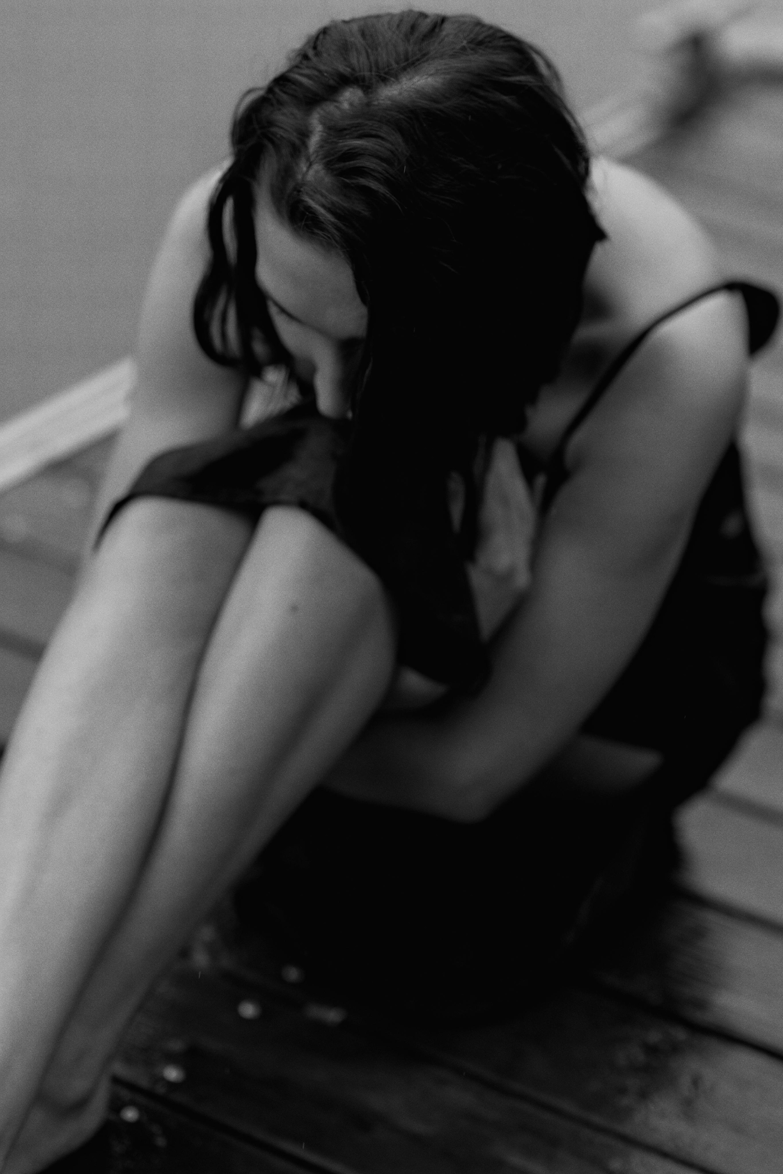 Schwarz-weiss Fotos. Familien Fotografin Kristina Klein aus Schüttorf