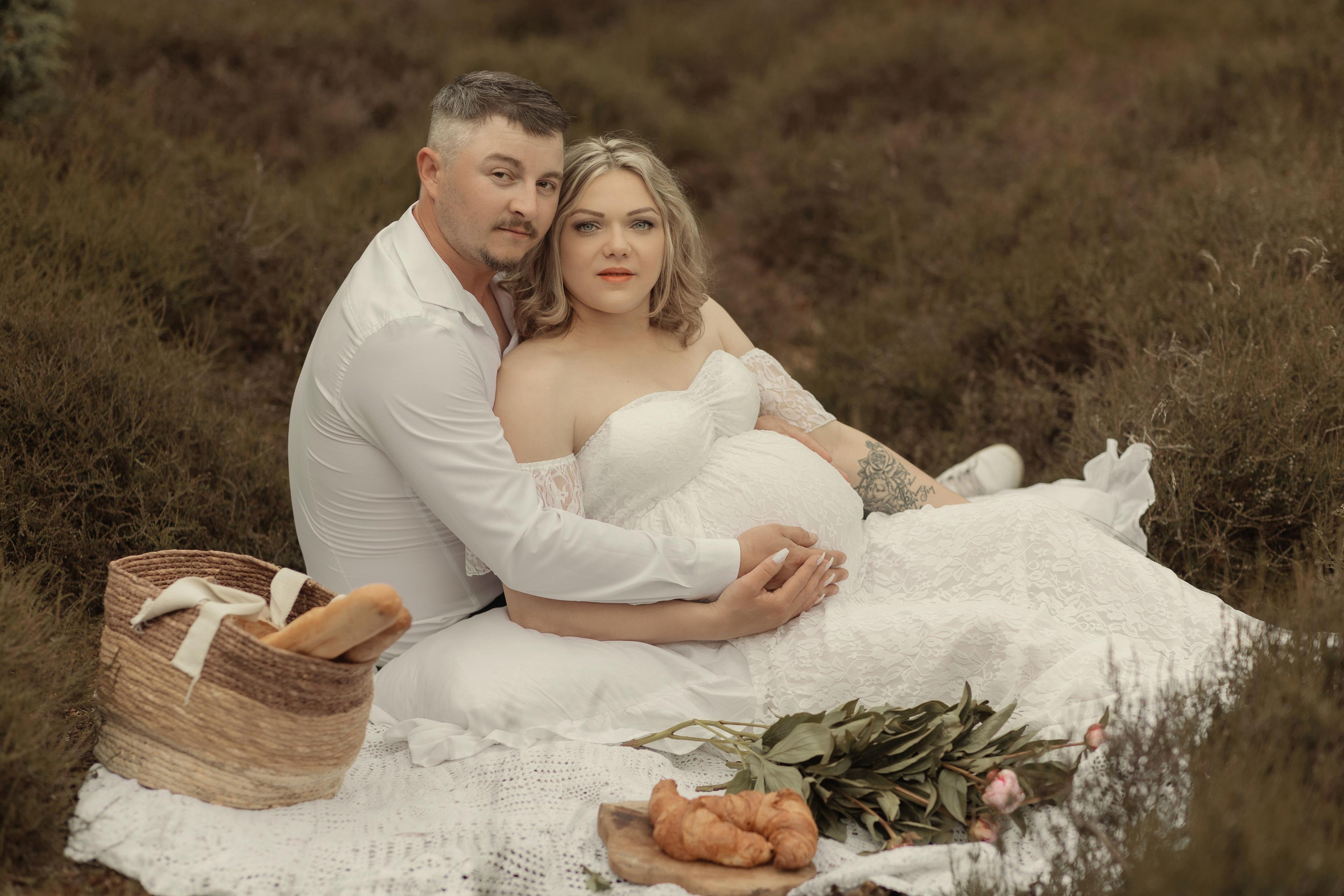 Schwangerschaft Shooting. Familien Fotografin Kristina Klein aus Schüttorf