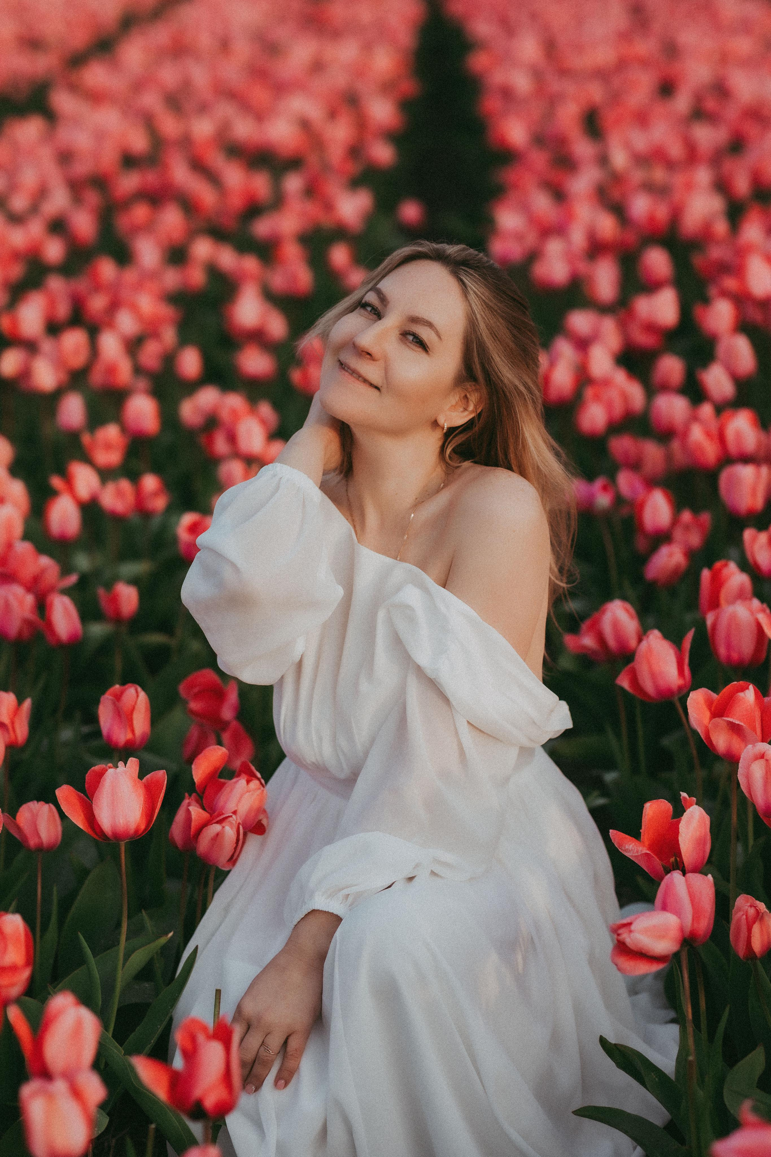 Tulpen Felde. Familien Fotografin Kristina Klein aus Schüttorf