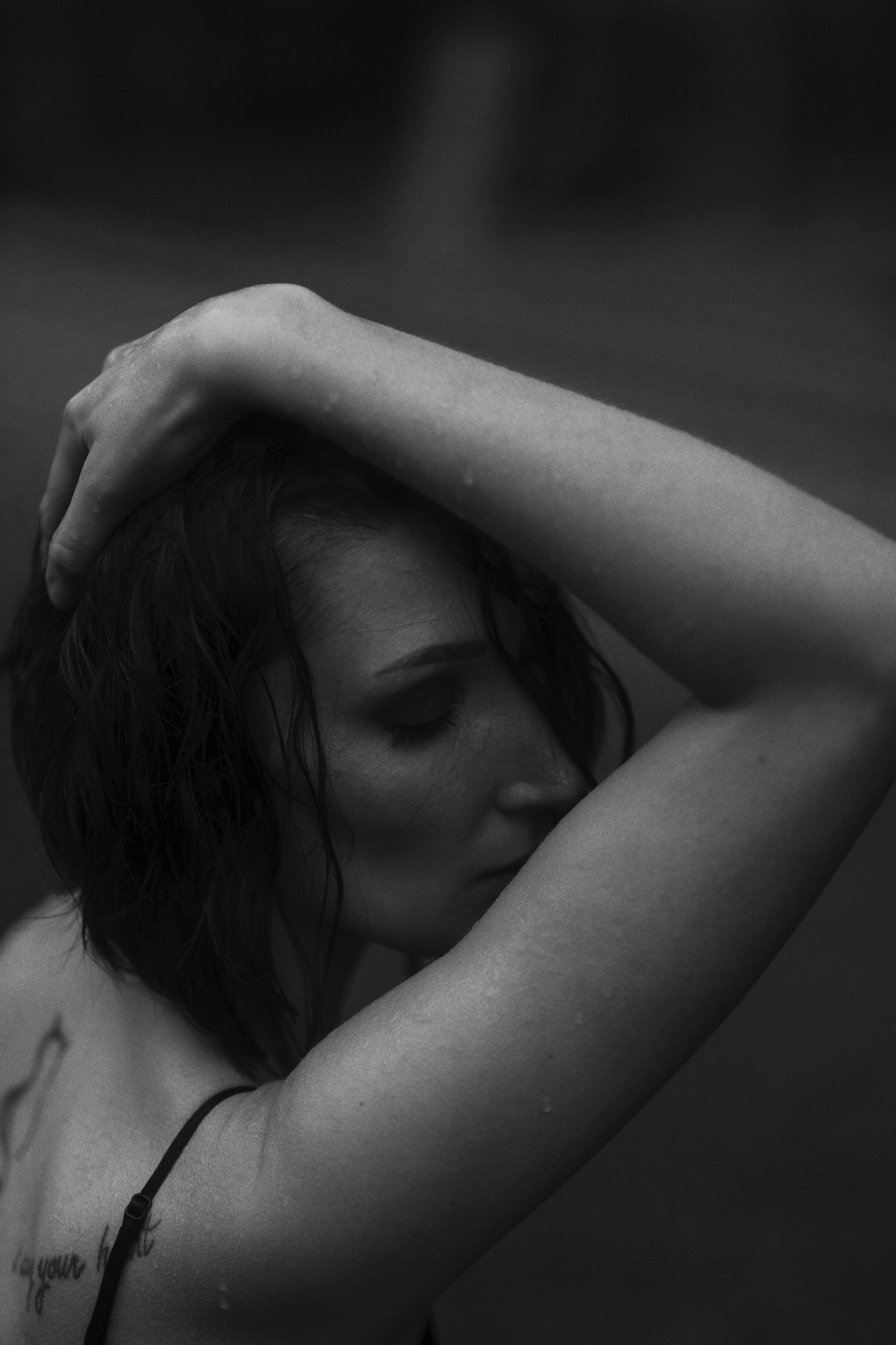 Schwarz-weiss Fotos. Familien Fotografin Kristina Klein aus Schüttorf