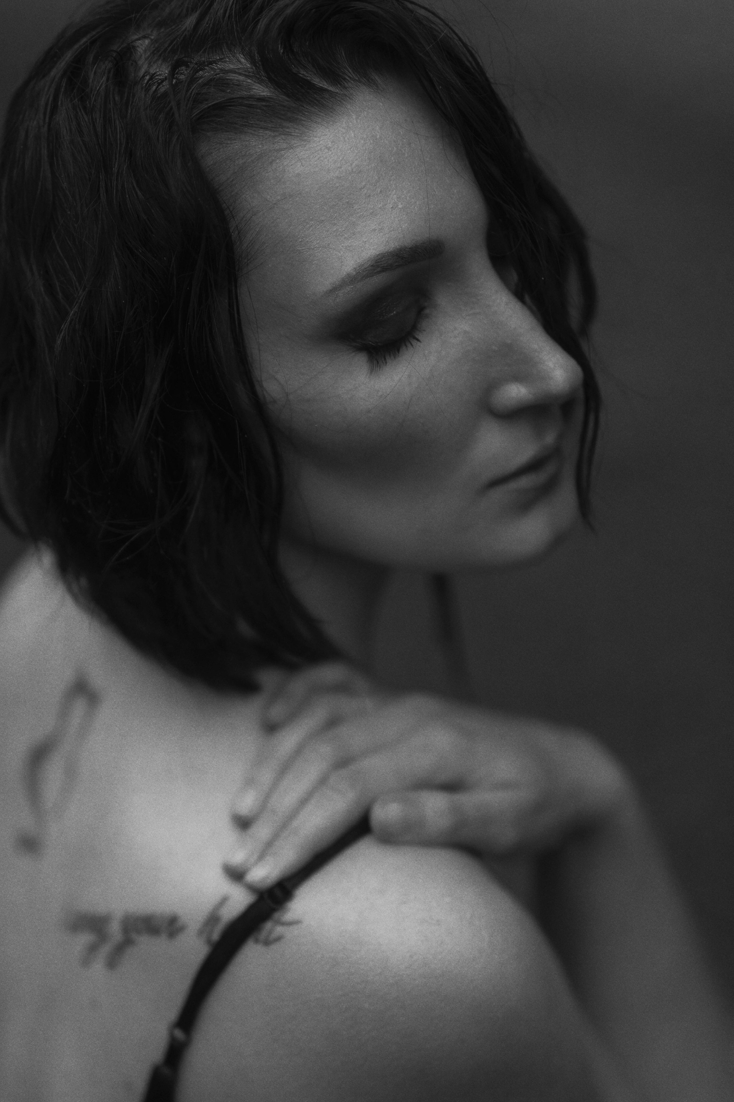 Schwarz-weiss Fotos. Familien Fotografin Kristina Klein aus Schüttorf