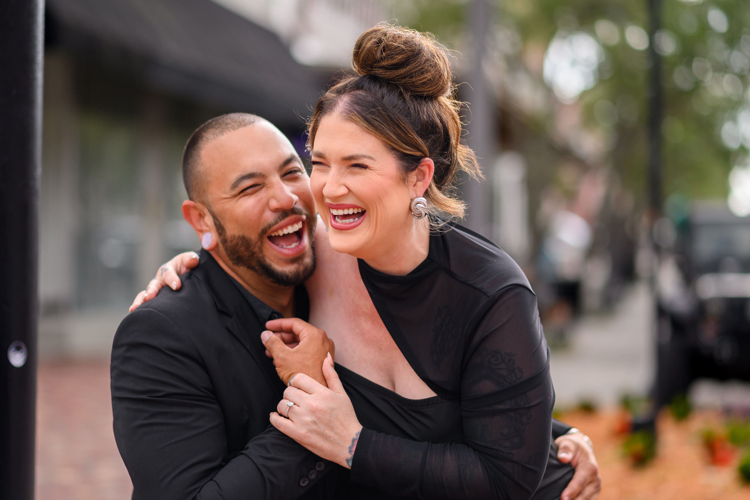 Engagement Session — Downtown Sanford, Florida,