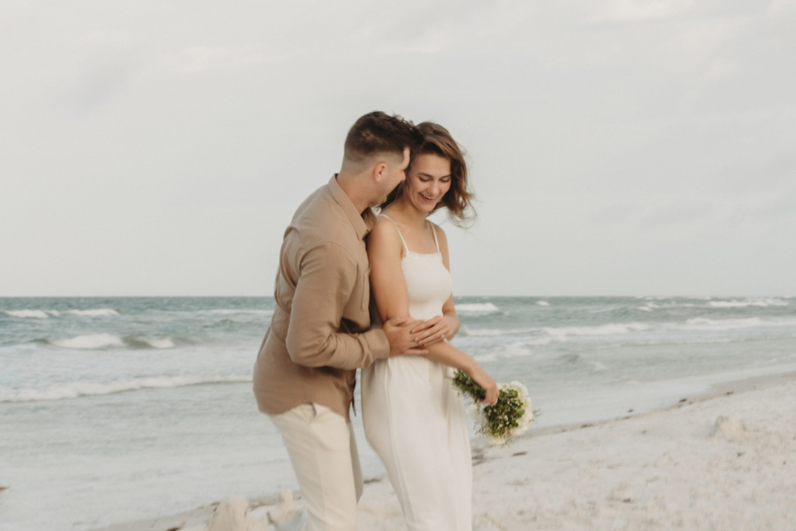 engagement photoshoot on the Beach Florida
