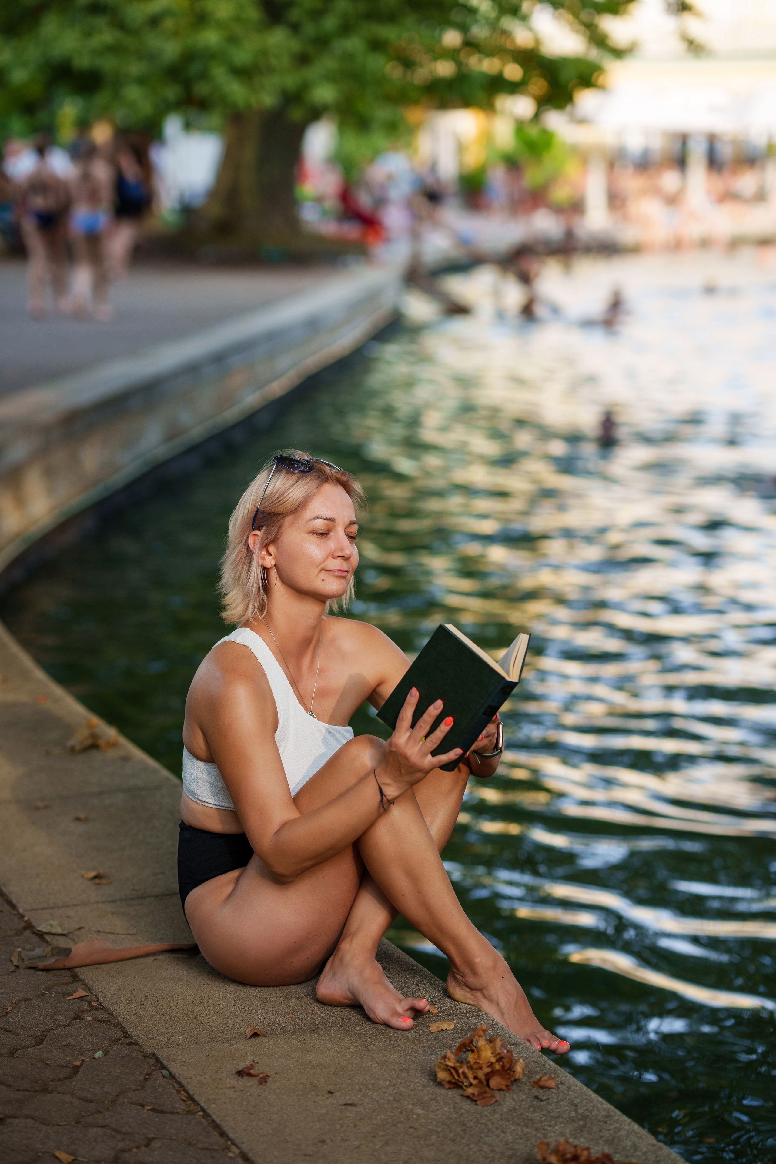 Swimming pool — Daniela. Nelly Bijeva Photography