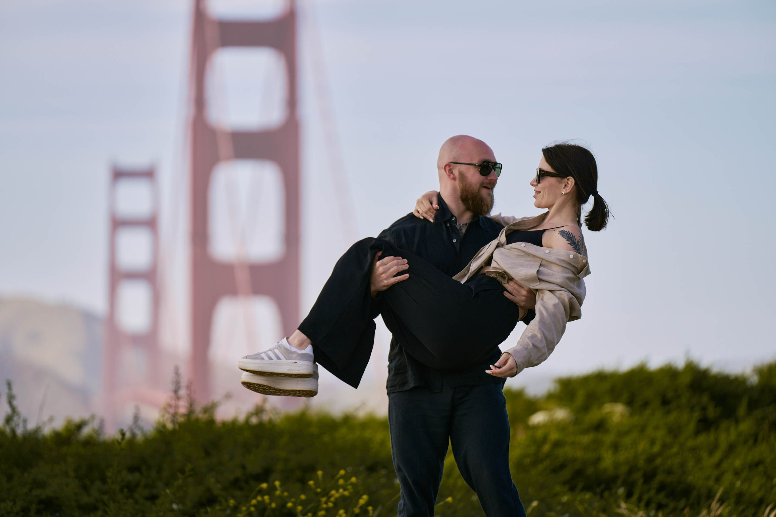 Documentary Couples Photoshoot at Golden Gate Bridge — Candid SF Engagement Session. Bay Area Life | Event, Wedding & Commercial Photography Agency