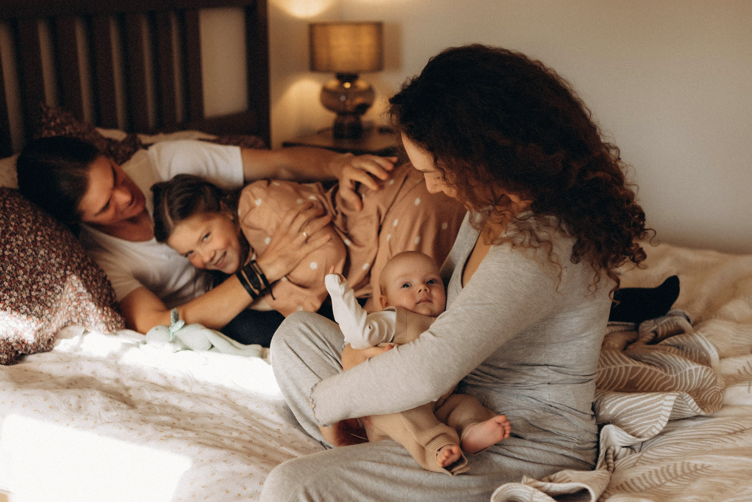 Семейная домашняя фотосессия. Семейный фотограф Лейпциг, Германия